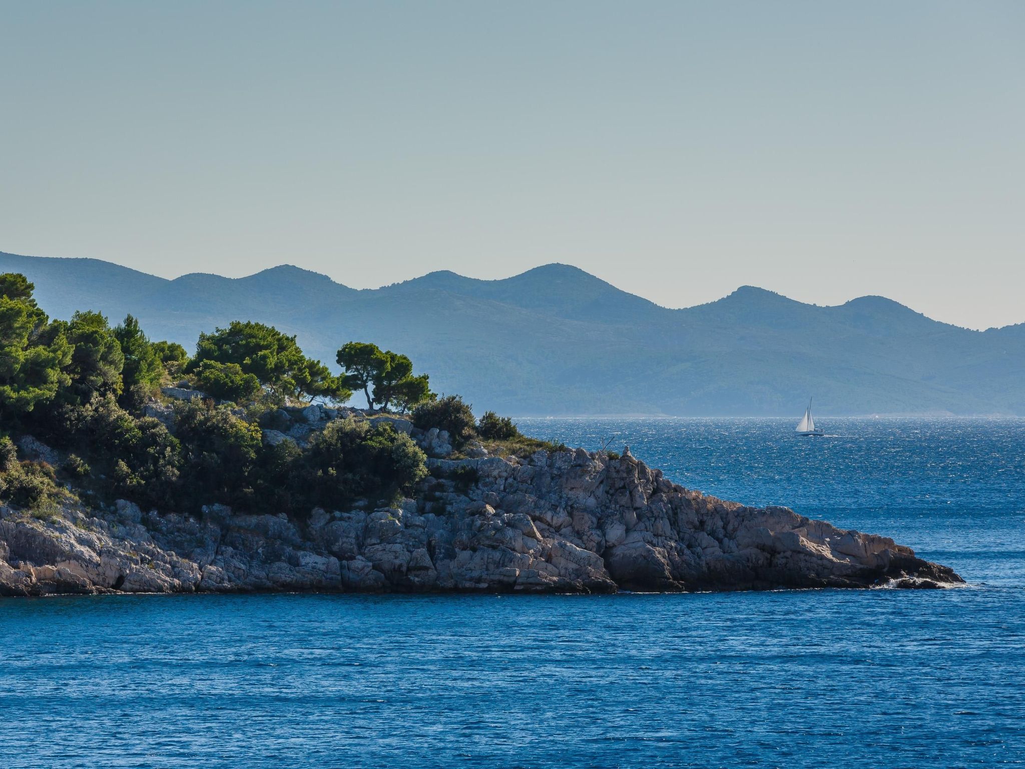 Ferienvilla "Osibova" mit Blick auf das Wasser-Drinnen