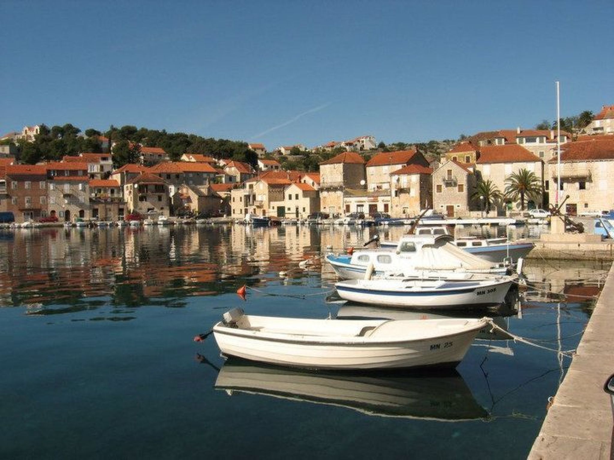 Für 4 Personen ca. 60 m² in Milna auf Brac, Adriaküste Kroatien (Kroatisch-Dedans