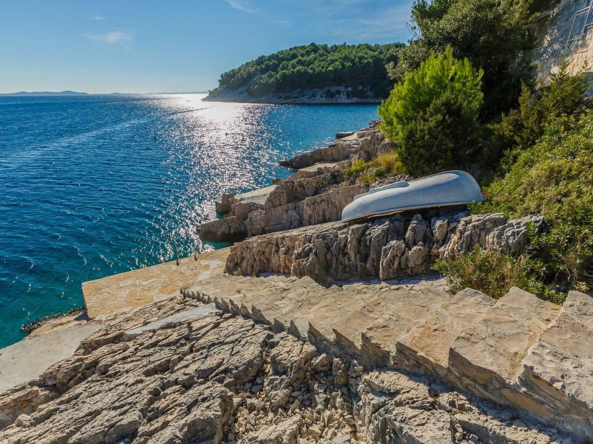 Für 4 Personen ca. 60 m² in Milna auf Brac, Adriaküste Kroatien (Kroatisch-Dedans