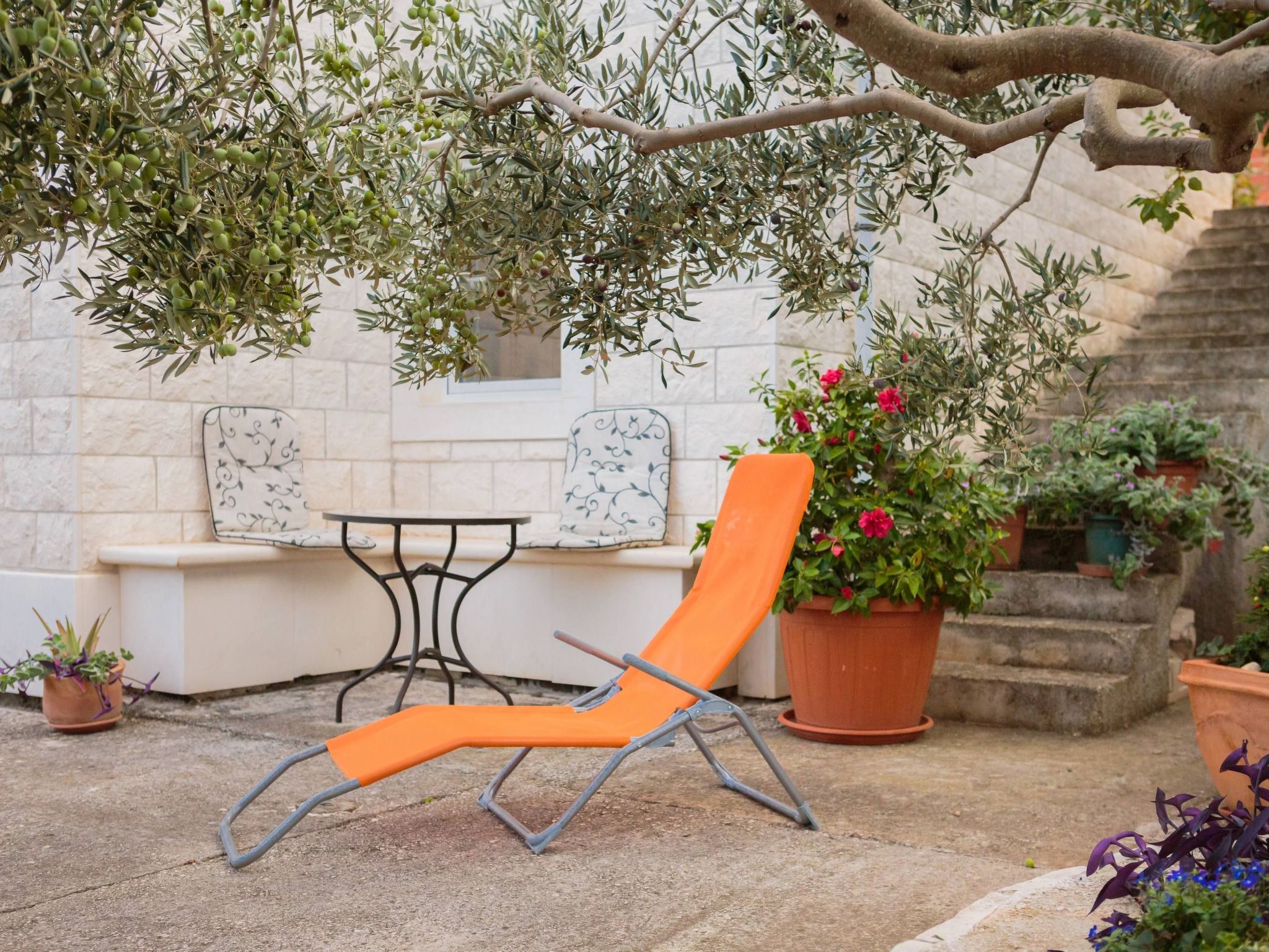 Luxuriöses Studio-Apartment mit Terrasse-Dedans