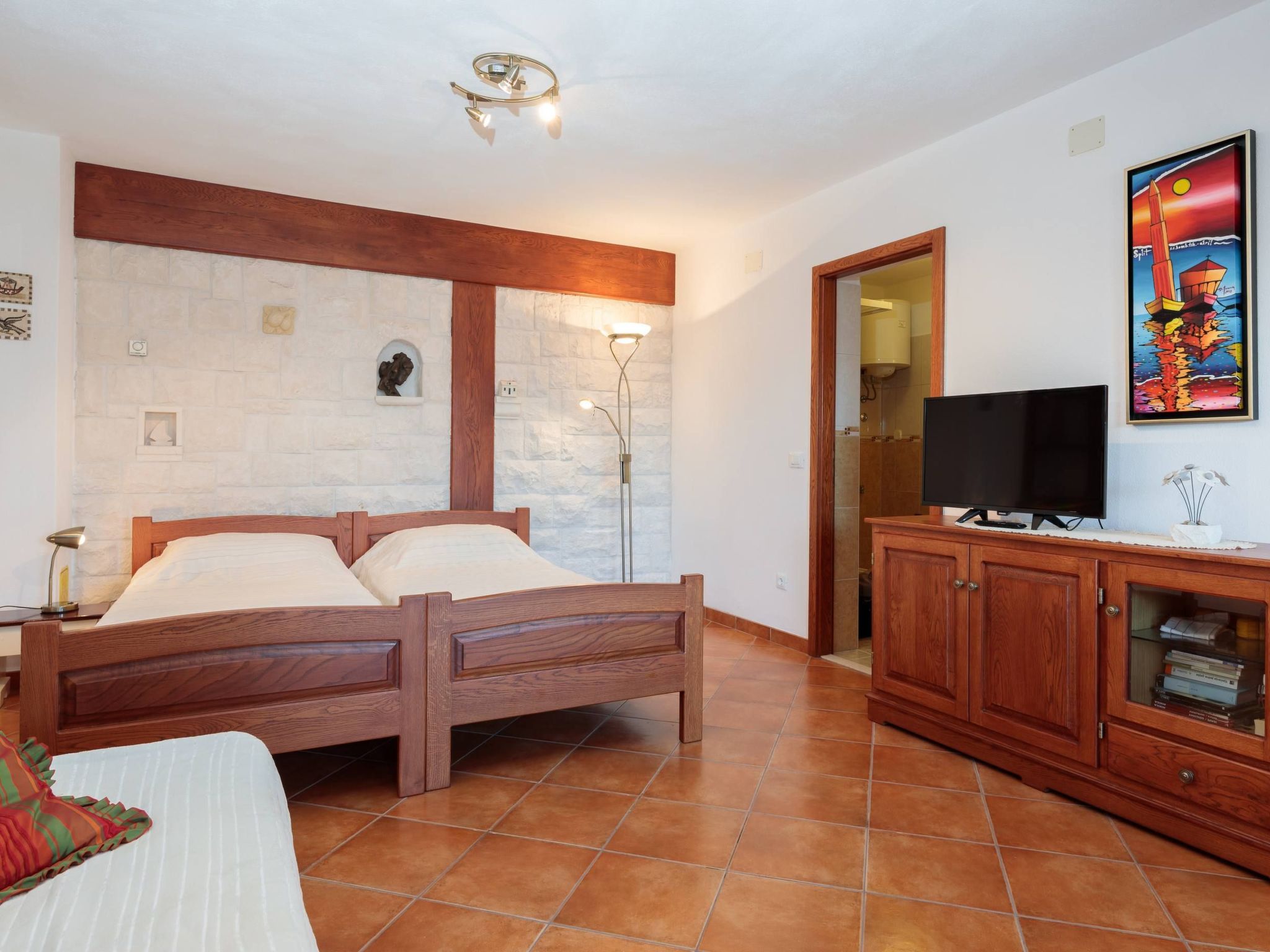 Luxuriöses Studio-Apartment mit Terrasse-Dedans