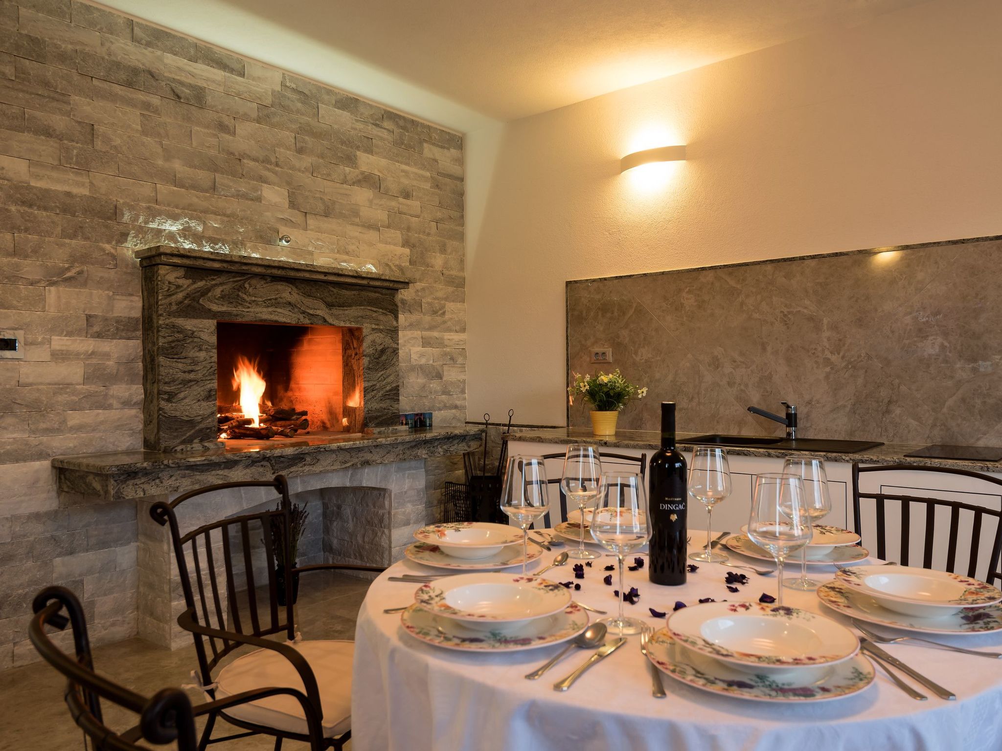 Finca mit Garten, Grill und Terrasse-Dedans