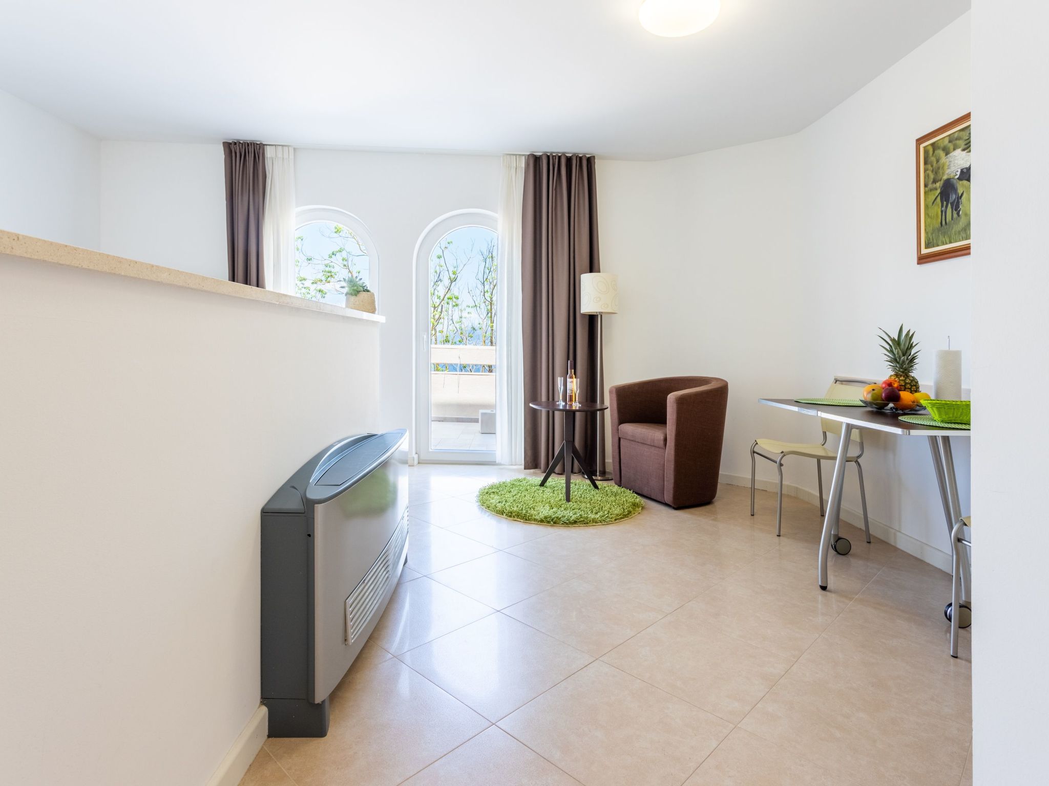 In der ersten Etage mit Meerblick-Dedans