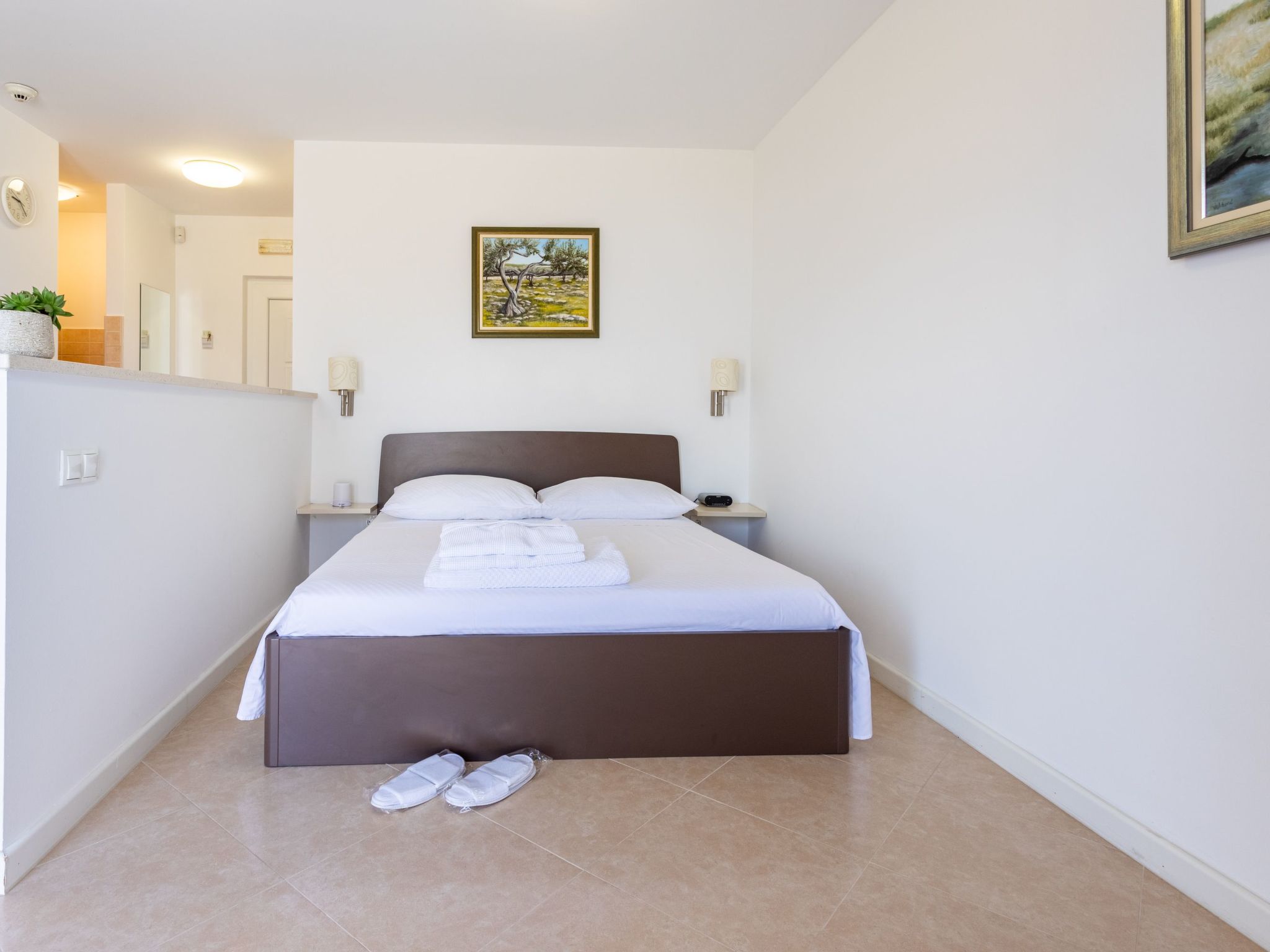 In der ersten Etage mit Meerblick-Dedans