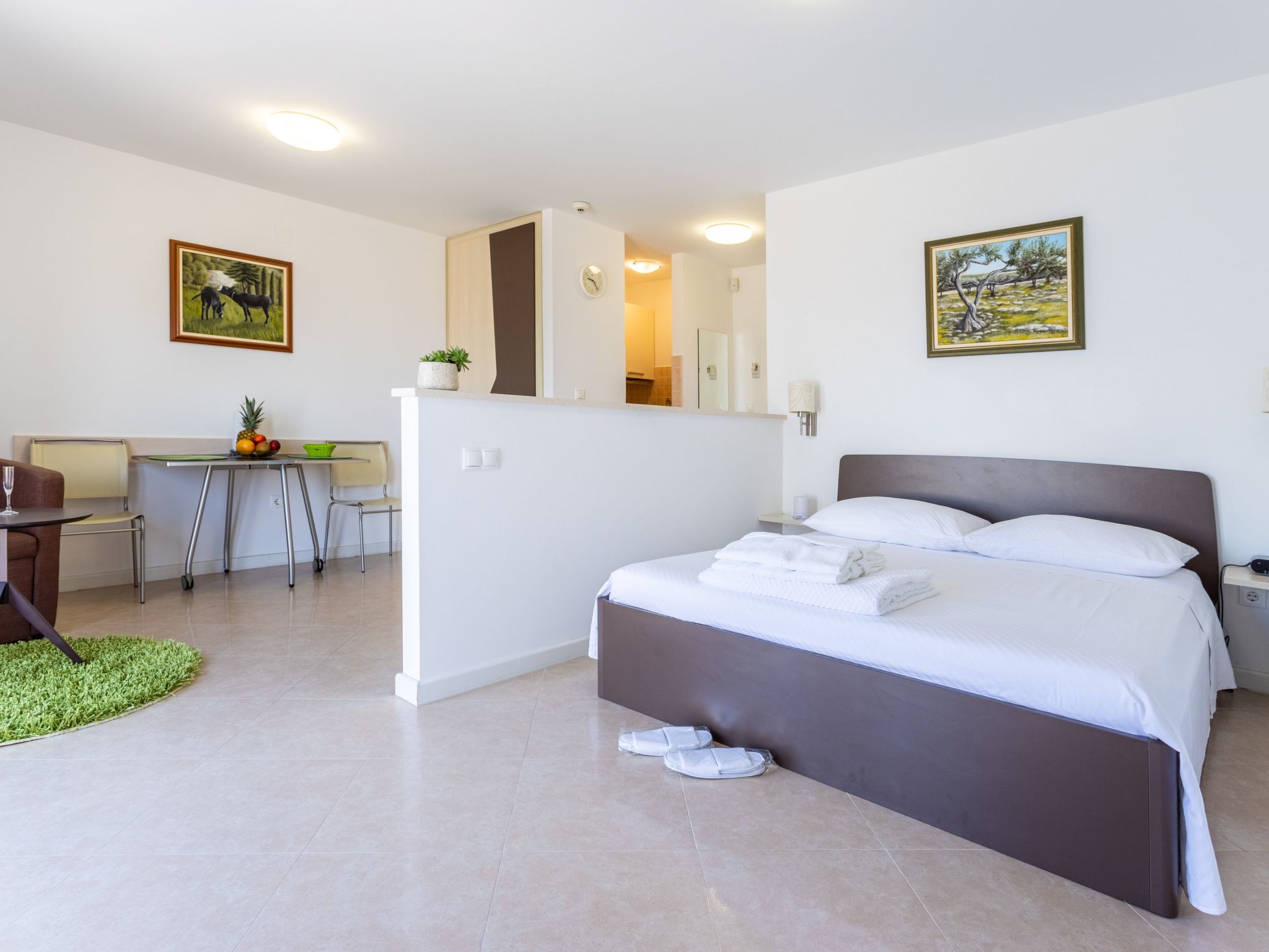 In der ersten Etage mit Meerblick-Dedans