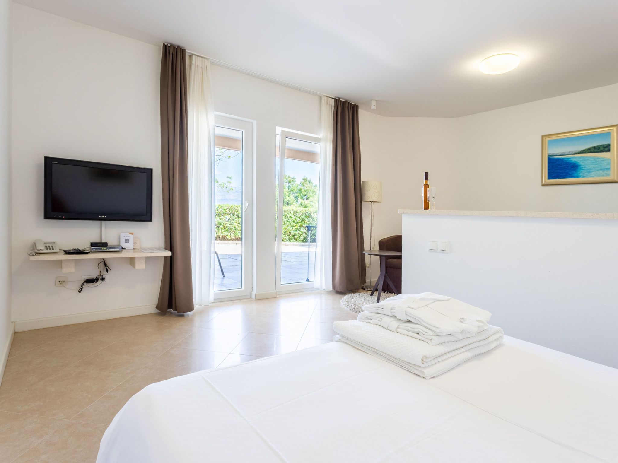 Luxuriöses Studio mit privater Terrasse-Dedans