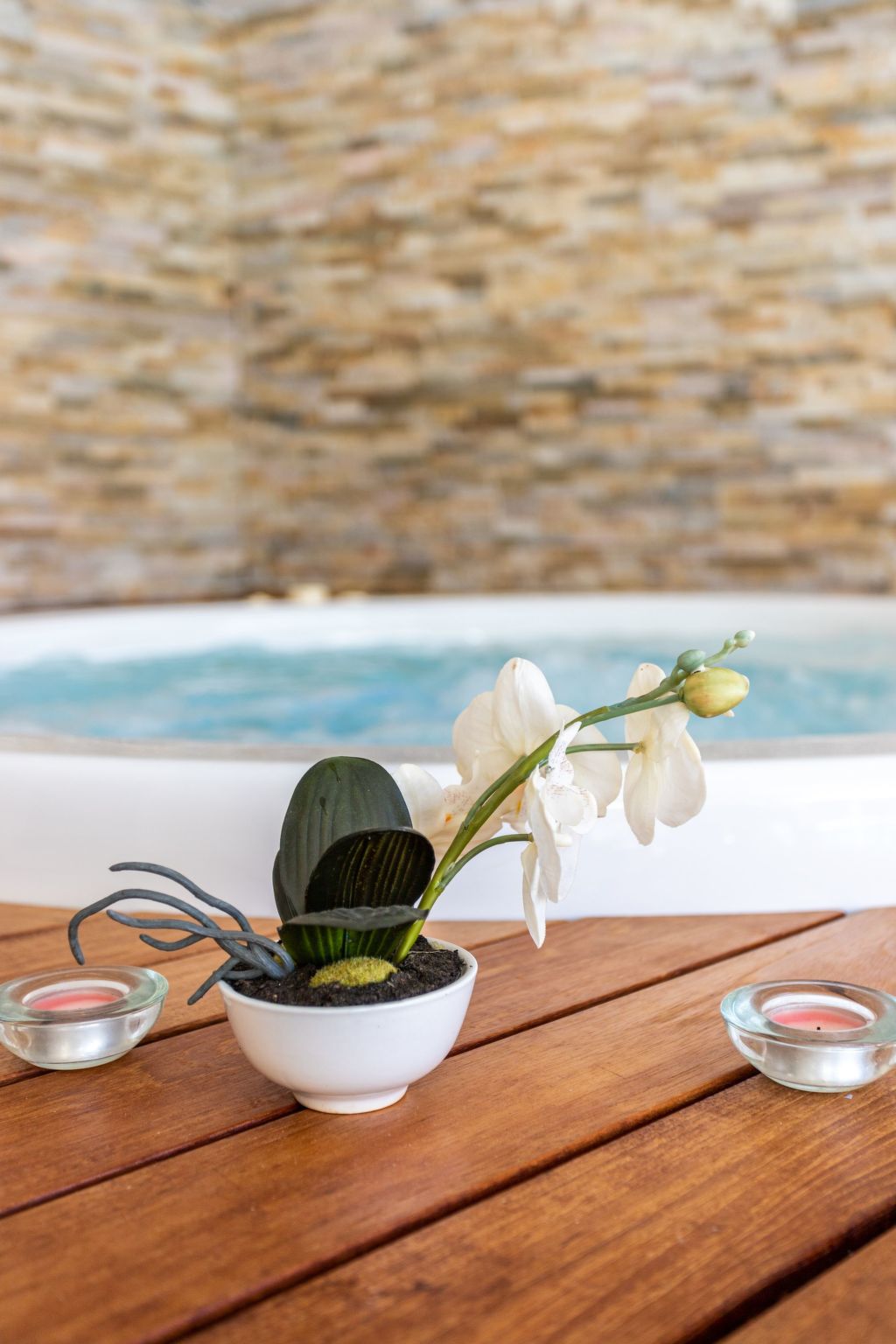 Große Ferienwohnung mit Pool, Garten und Terrasse-Dedans