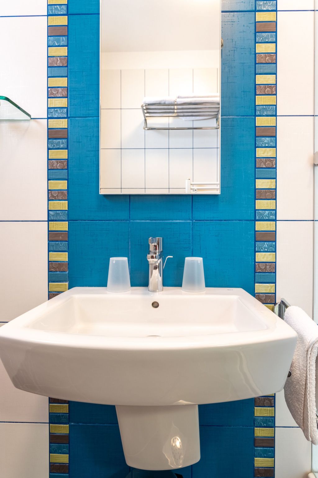 Helle Studio-Ferienwohnung mit Sonnenbalkon-Dedans