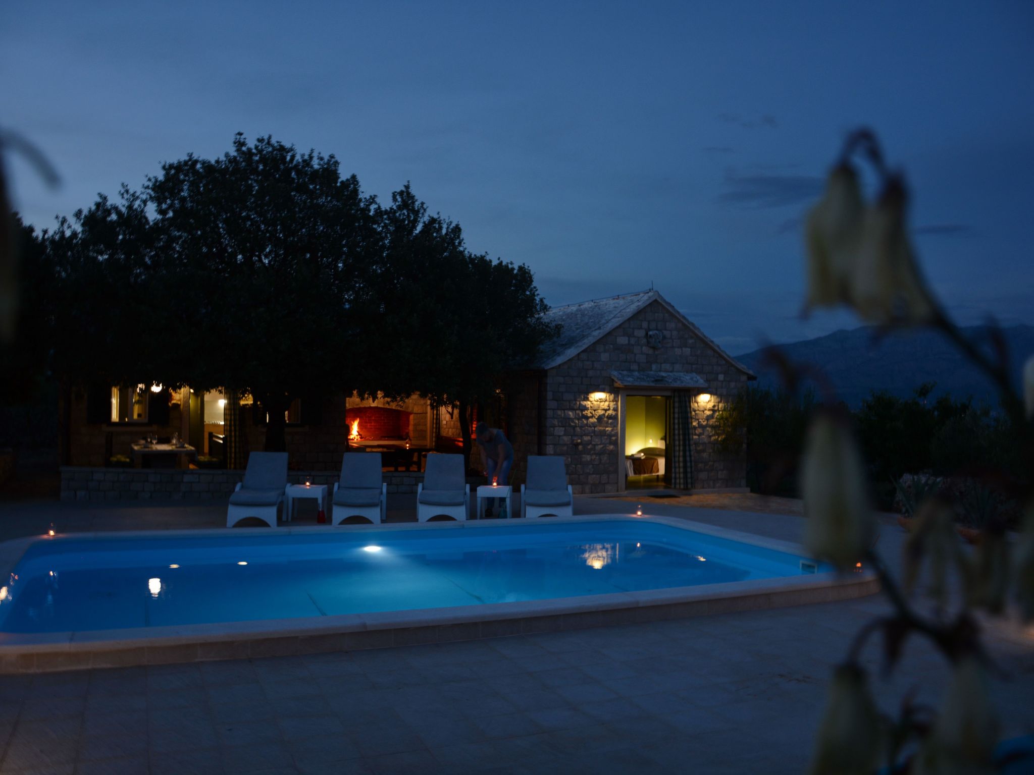 Mit Terrasse und Pool in herrlicher Naturlandschaft-Dehors