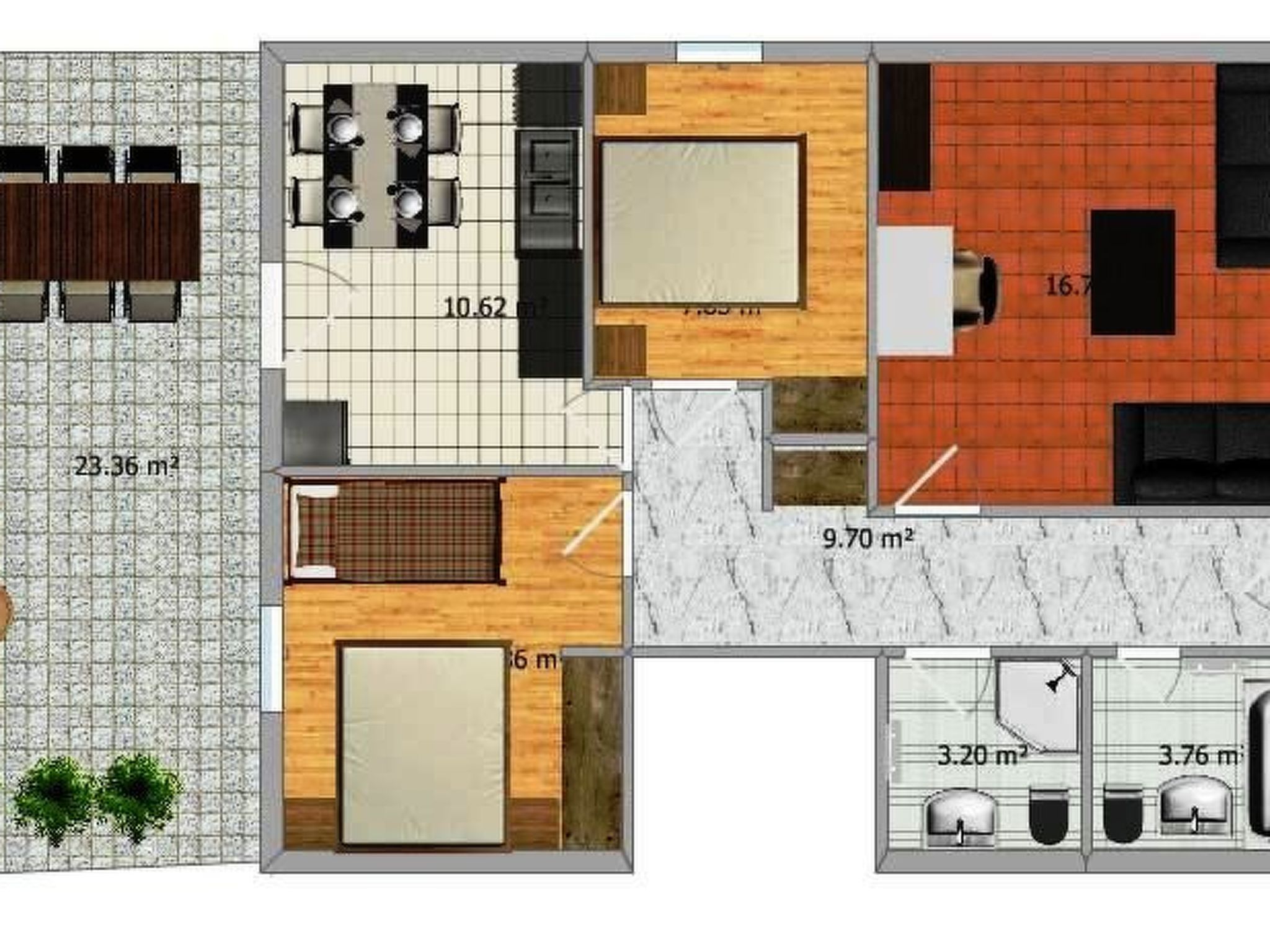 "Appartement "Ana""-Drinnen