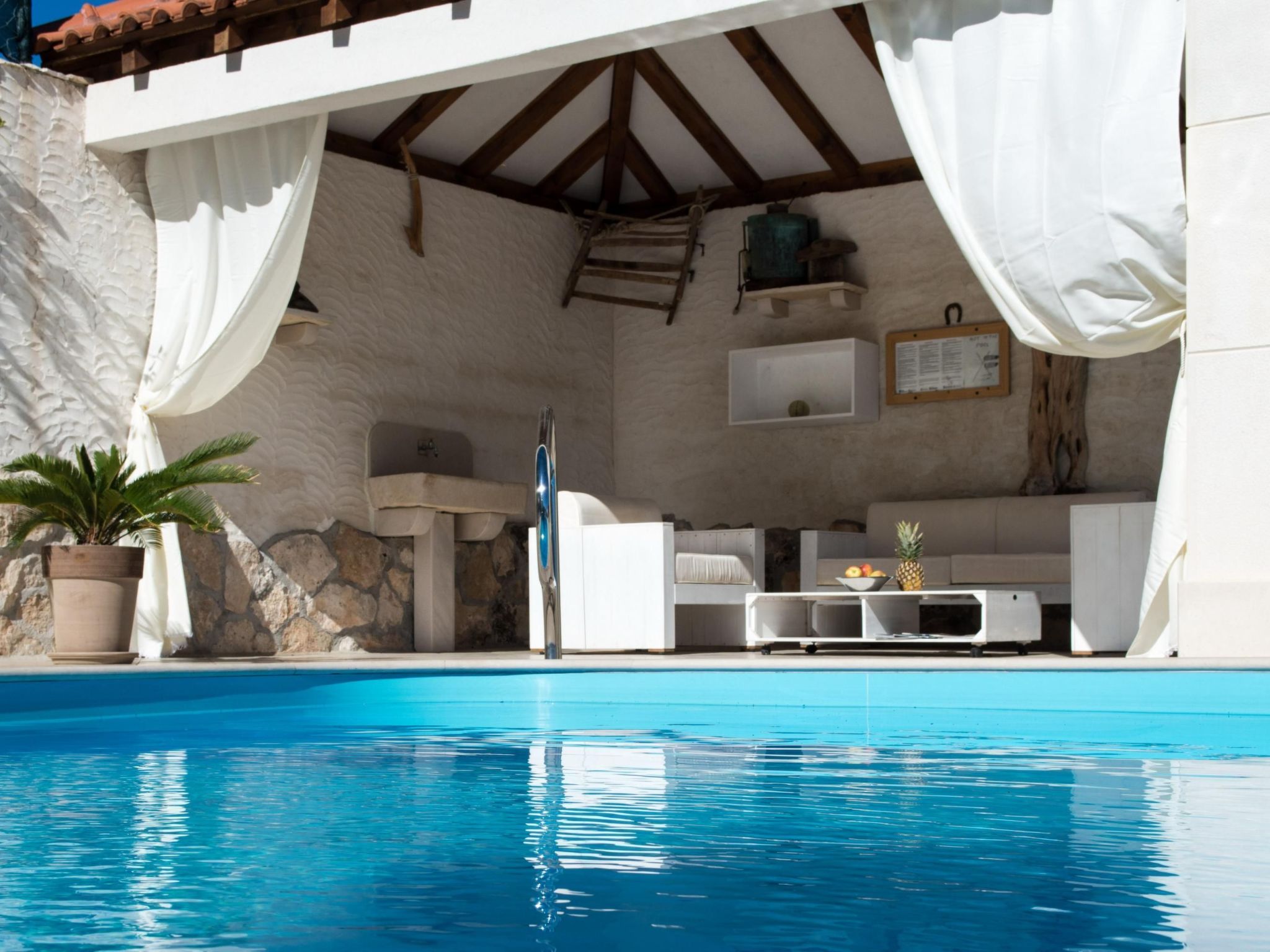Ferienvilla "Lucian" mit Blick auf das Wasser-Drinnen