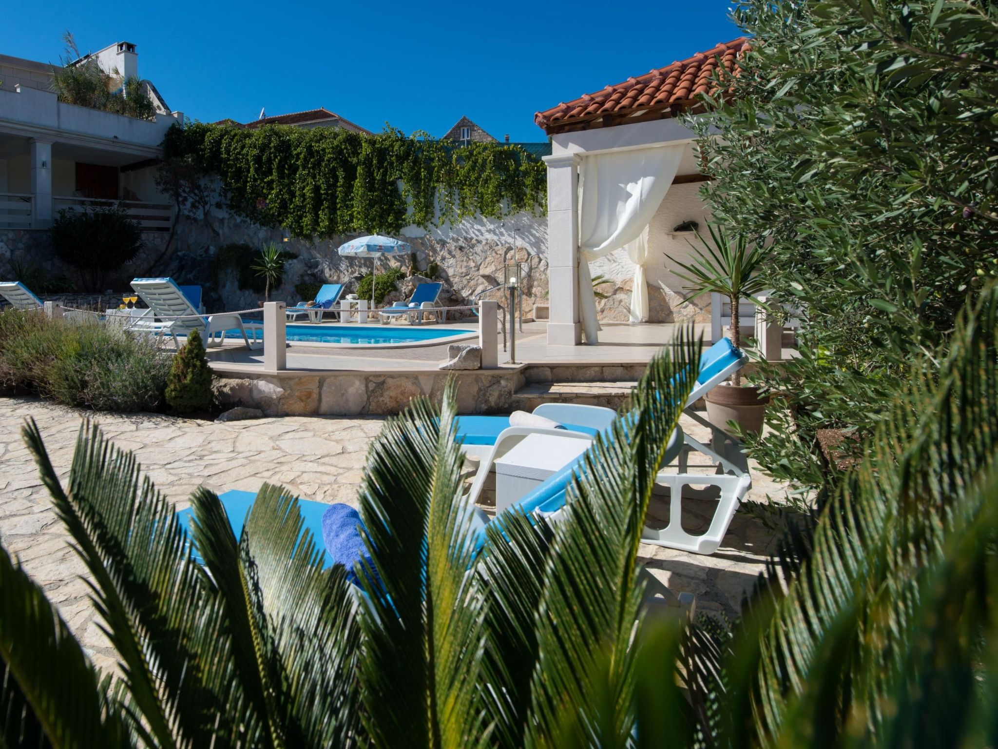 Ferienvilla "Lucian" mit Blick auf das Wasser-Drinnen