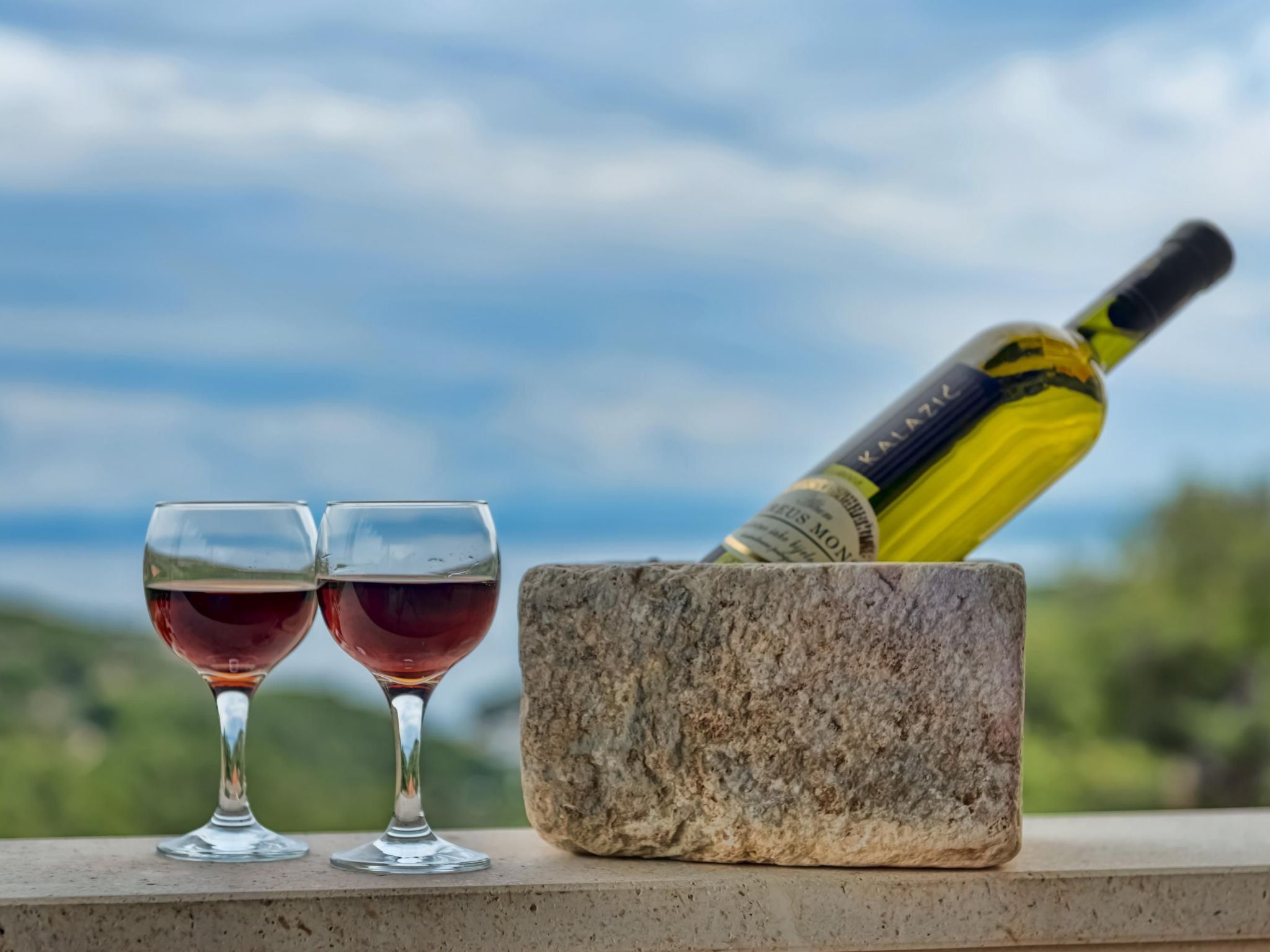 Ferienvilla "Lucian" mit Blick auf das Wasser