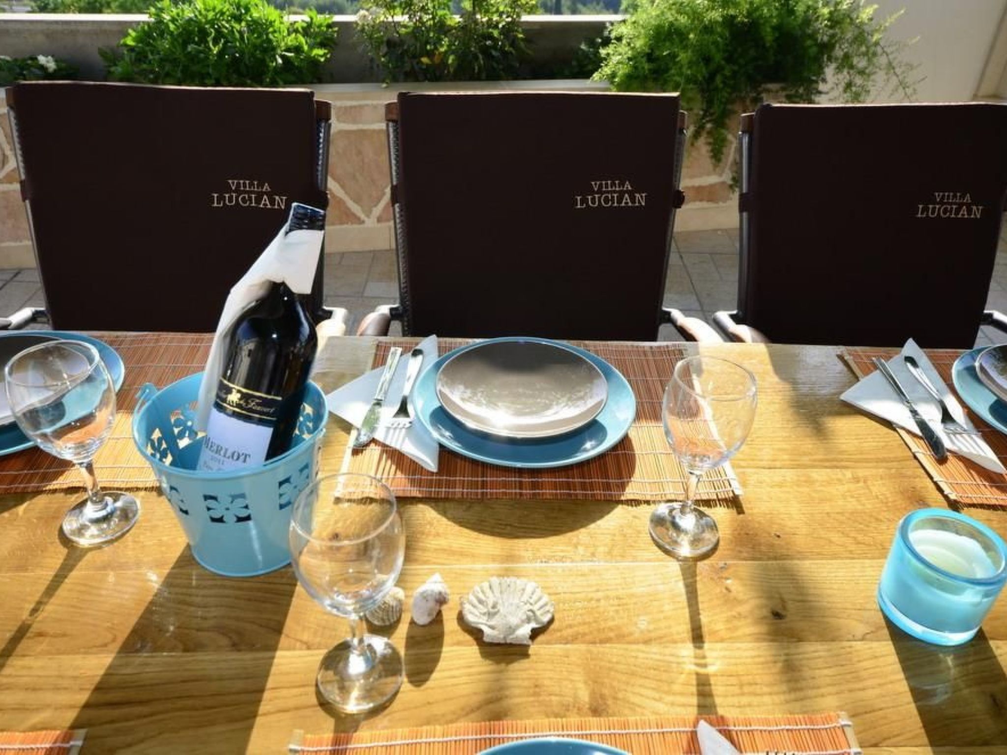 Ferienvilla "Lucian" mit Blick auf das Wasser-Drinnen