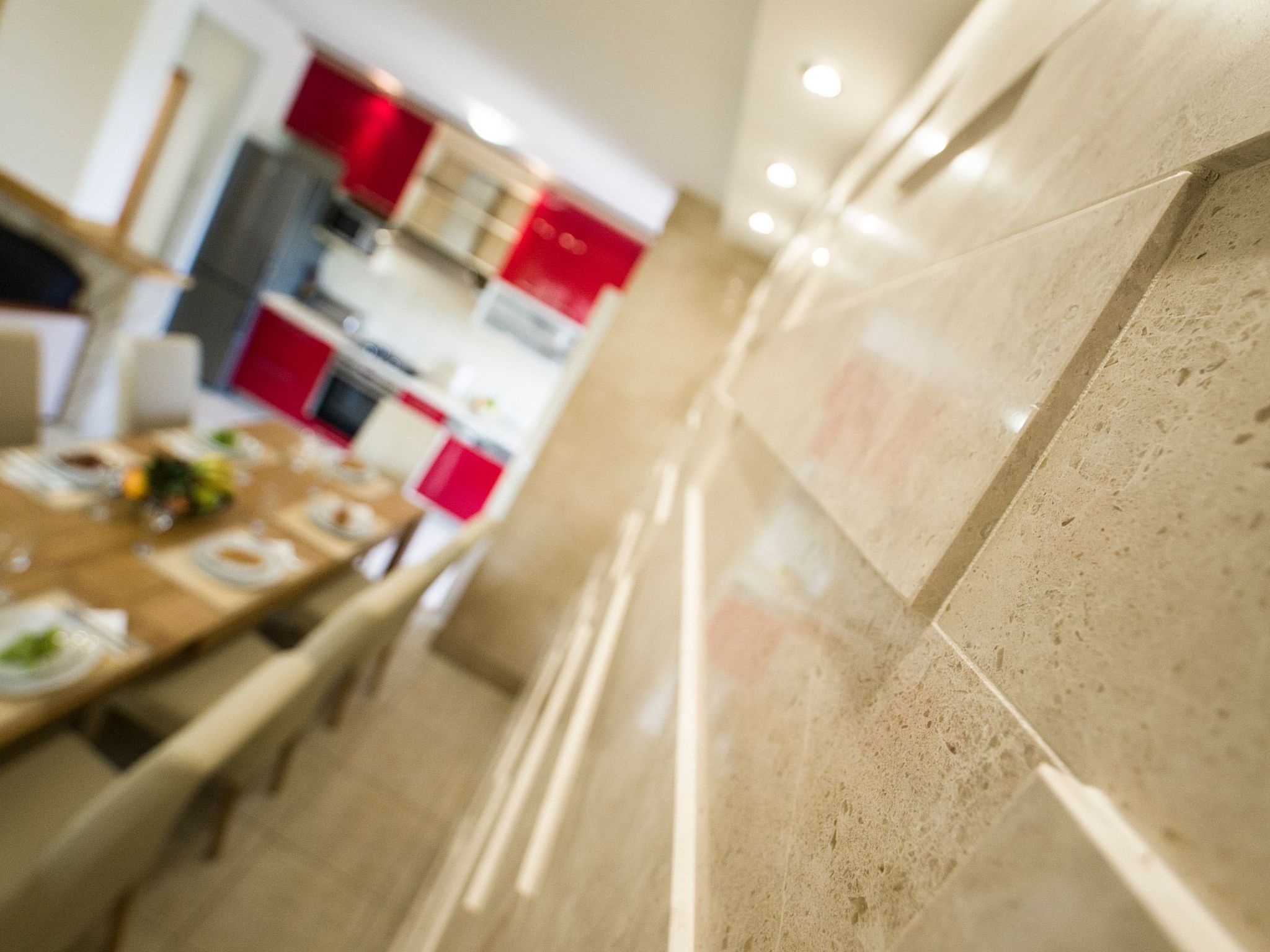 Ferienvilla "Lucian" mit Blick auf das Wasser-Drinnen