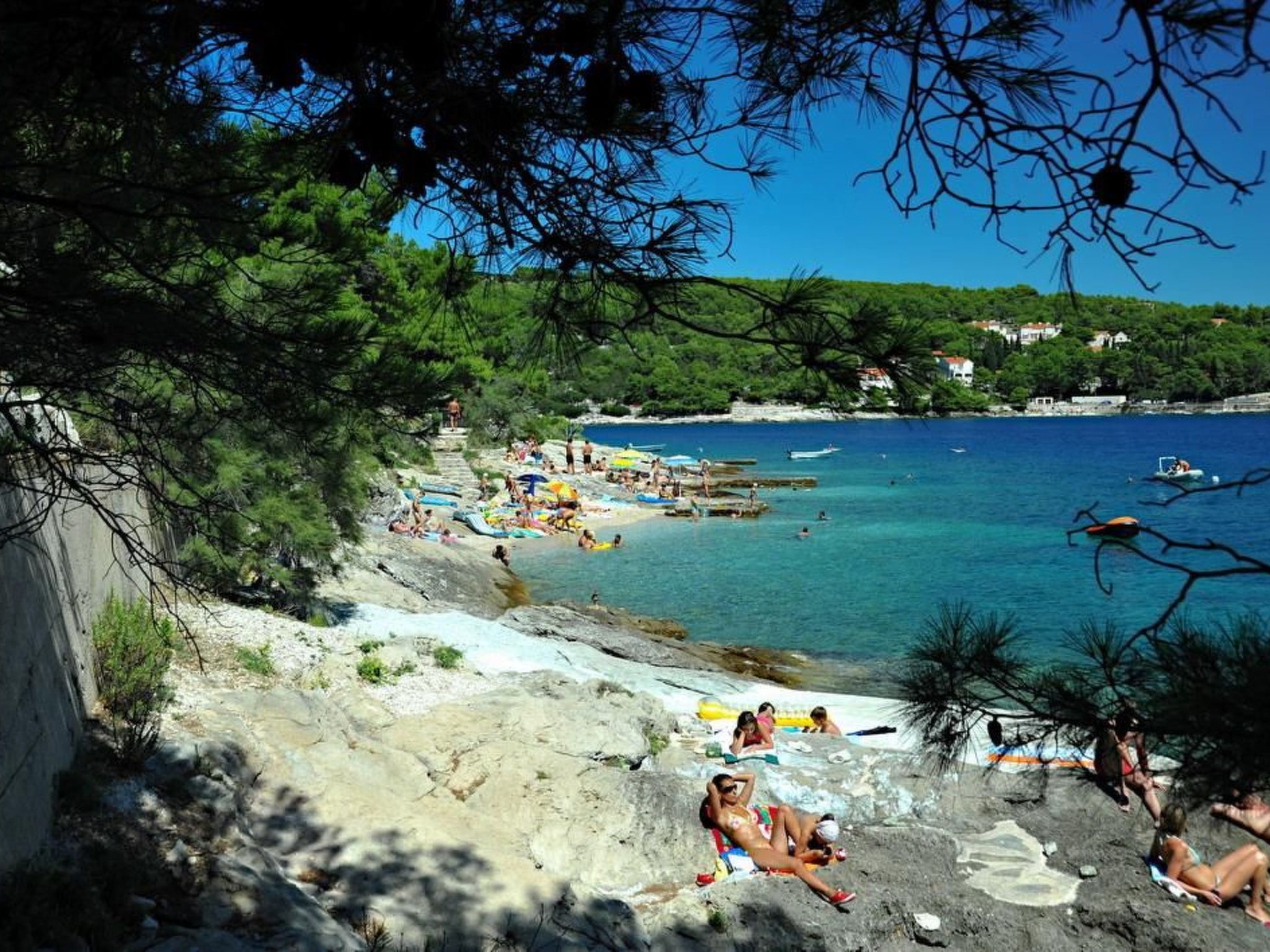 Ferienvilla "Lucian" mit Blick auf das Wasser-Drinnen
