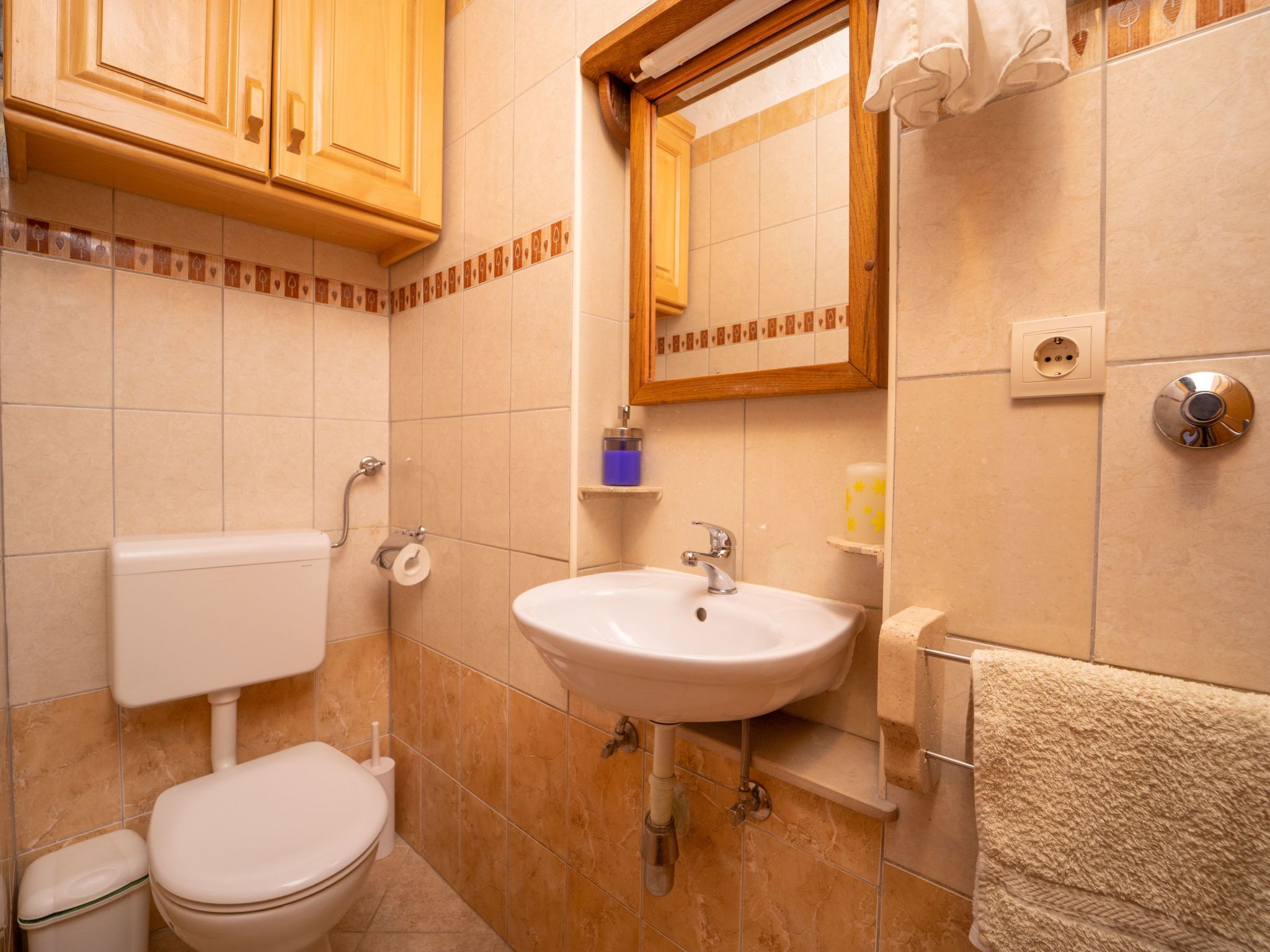 Ranch Visoka in Selca mit Panoramablick aufs Meer-Drinnen