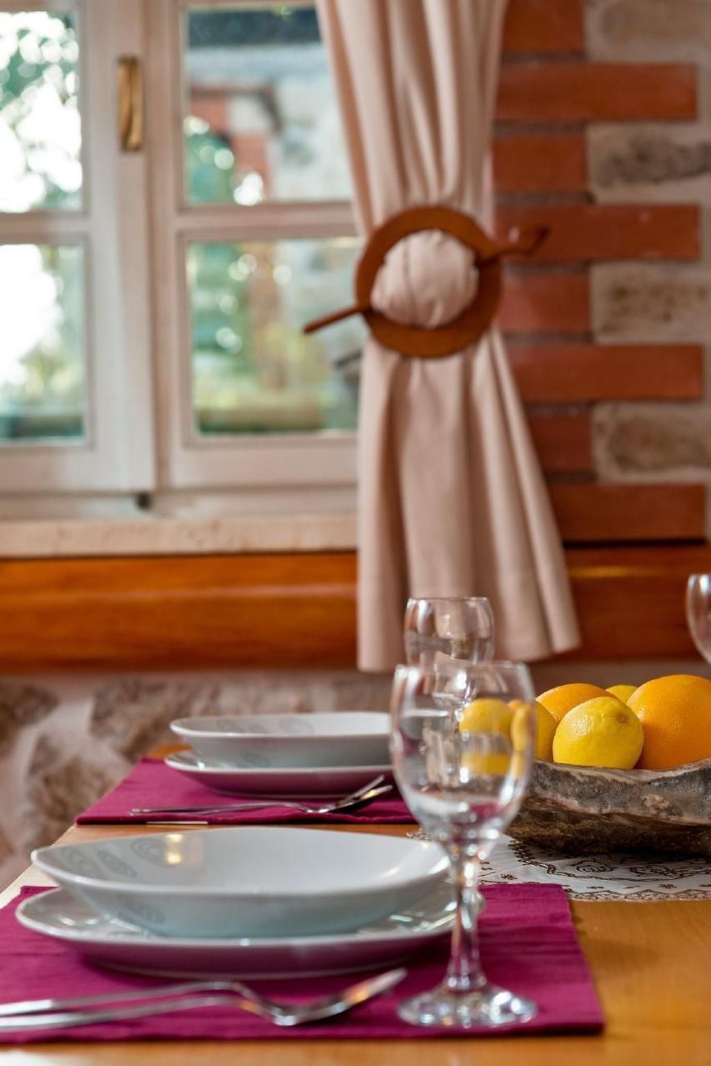 Ranch Visoka in Selca mit Panoramablick aufs Meer-Drinnen