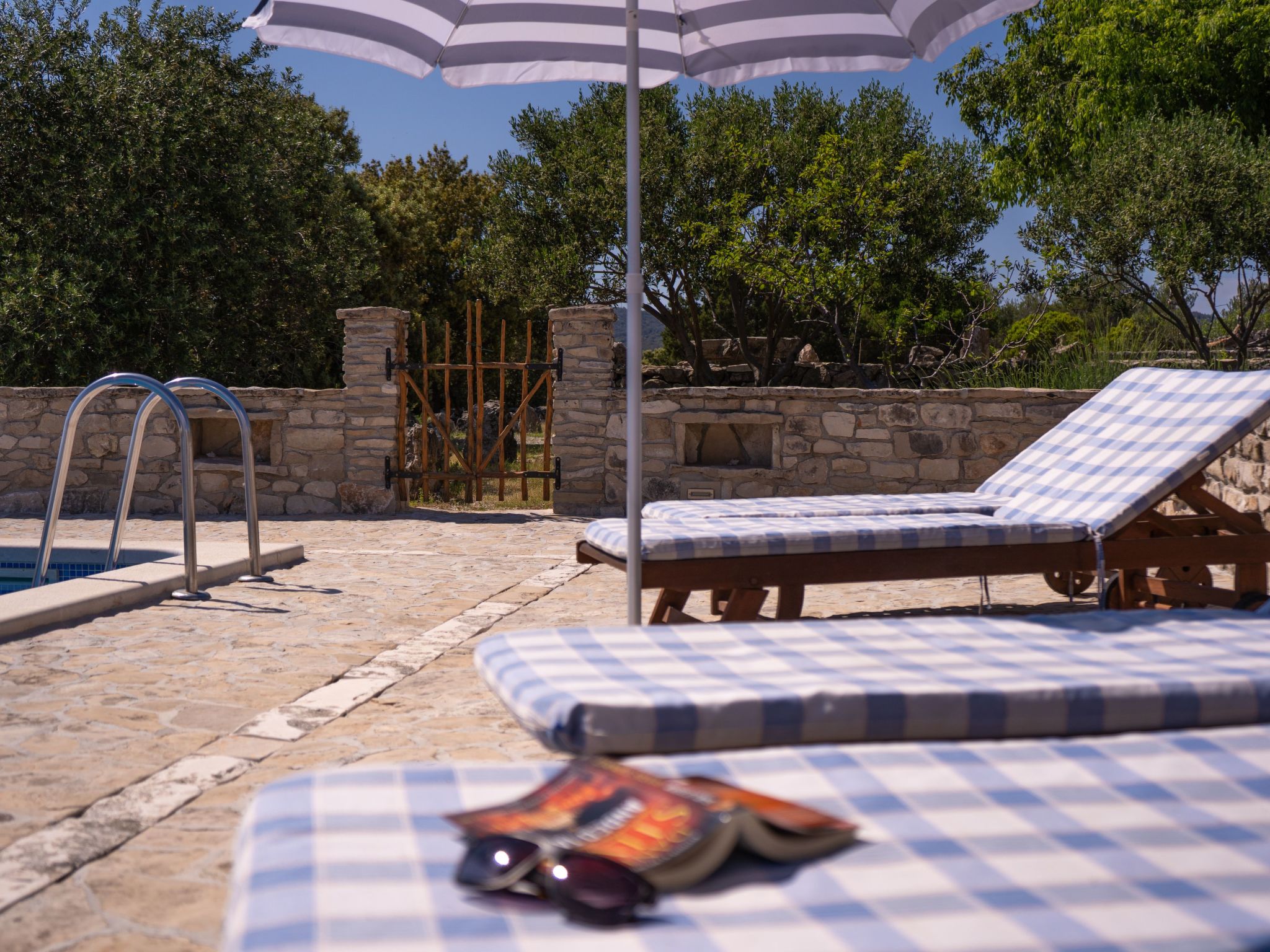 Ranch Visoka in Selca mit Panoramablick aufs Meer