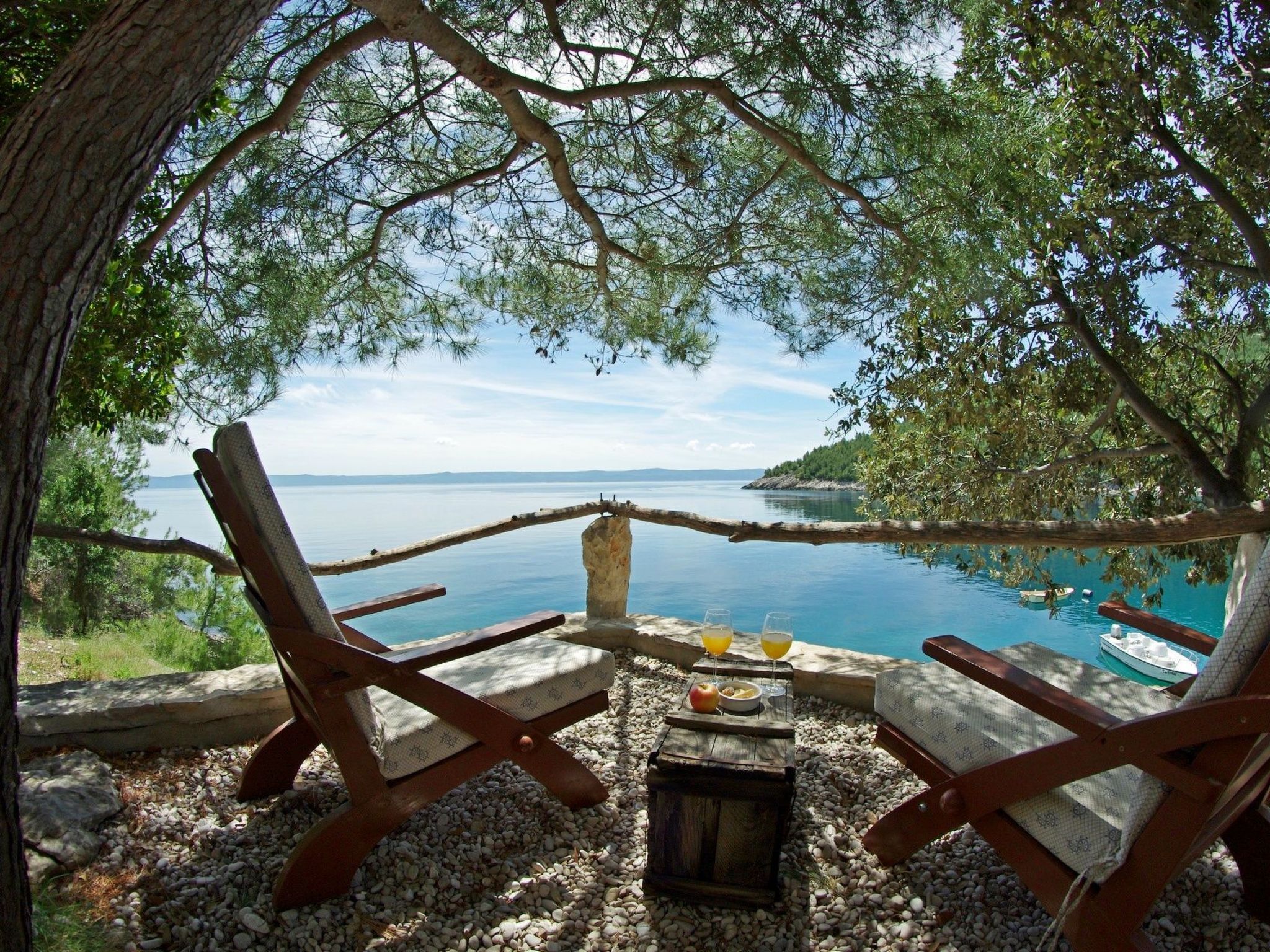 In Selca mit Garten, Terrasse und Grill