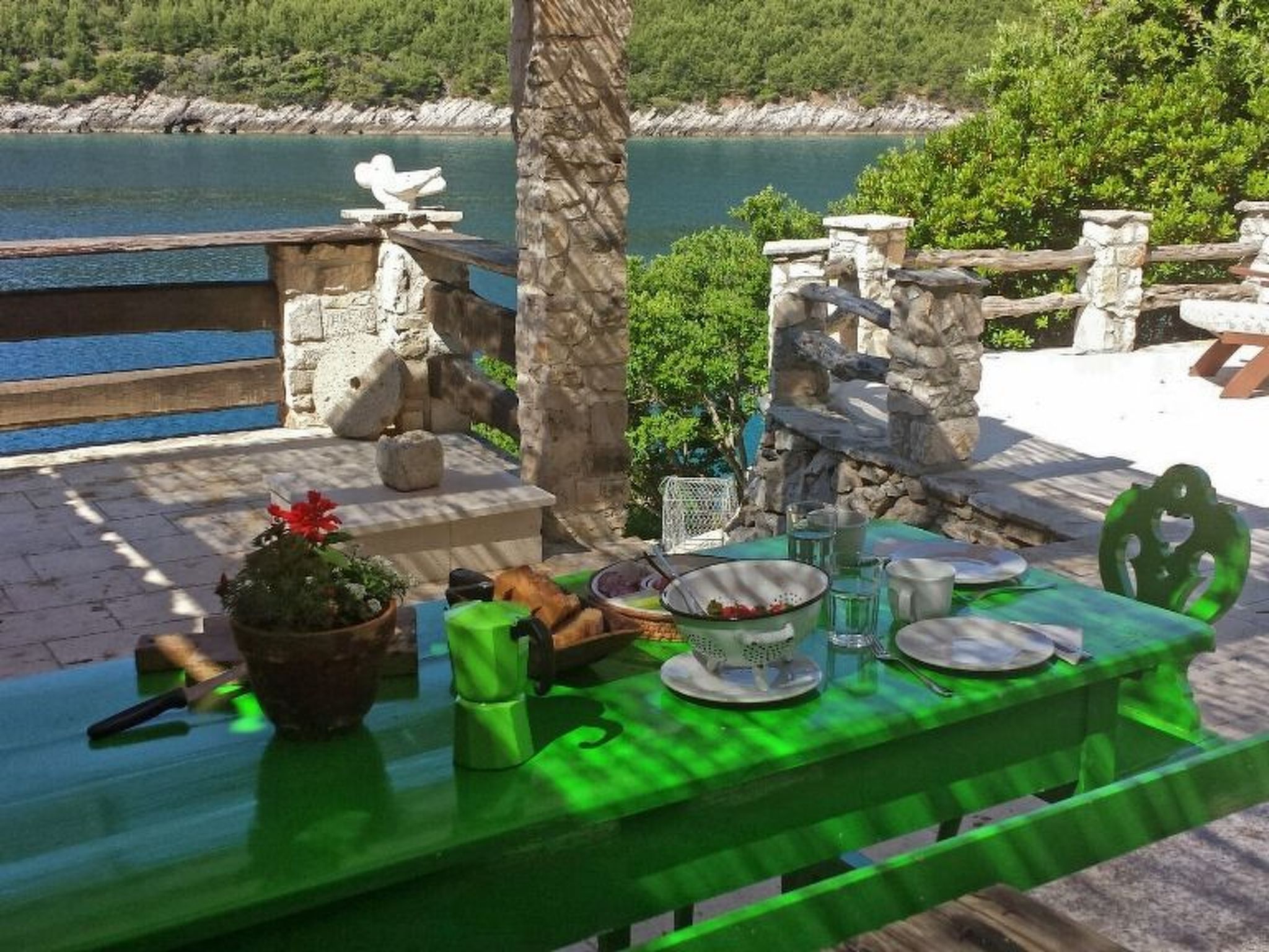 In Selca mit Garten, Terrasse und Grill-Drinnen