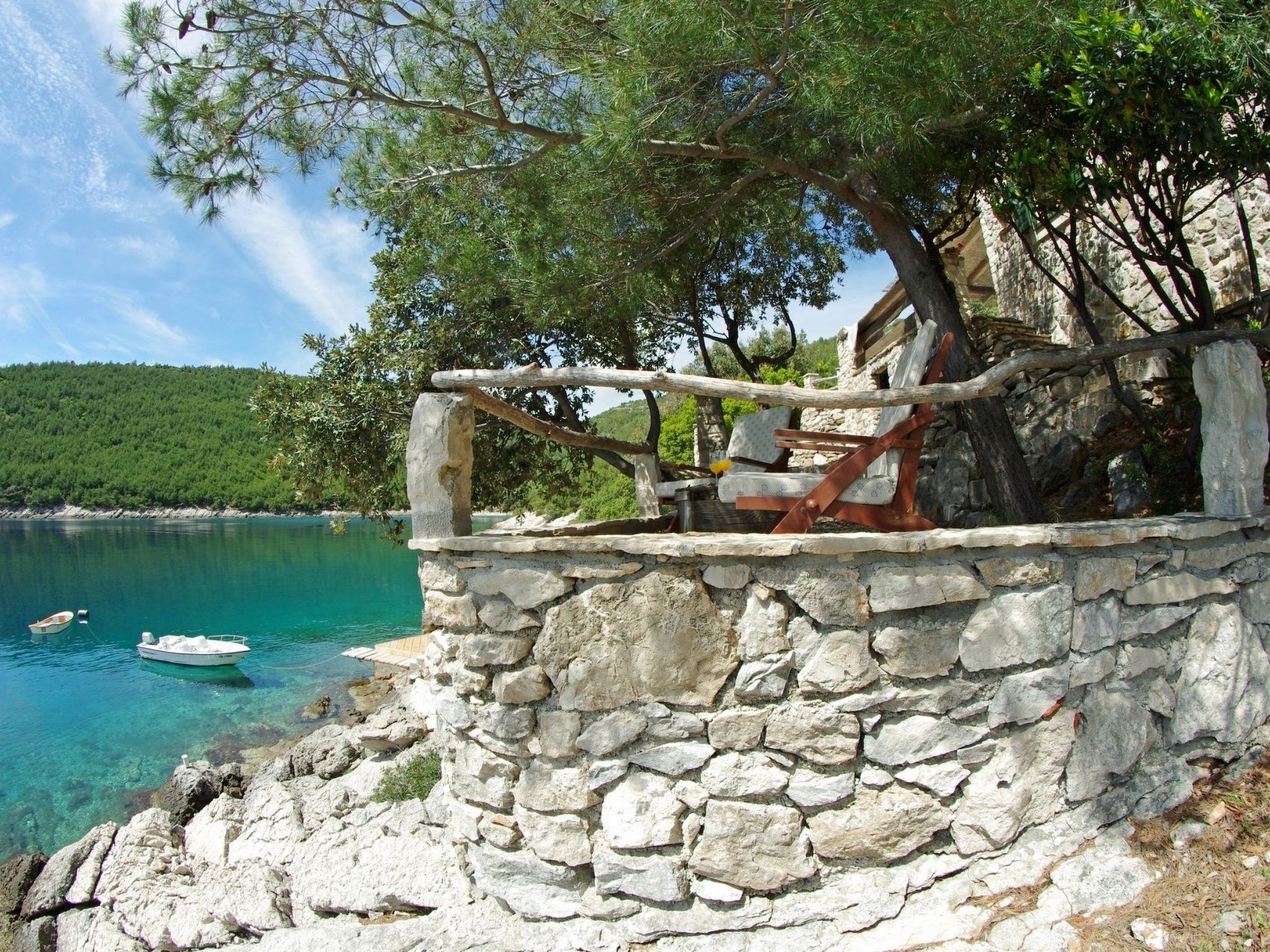 In Selca mit Garten, Terrasse und Grill-Drinnen