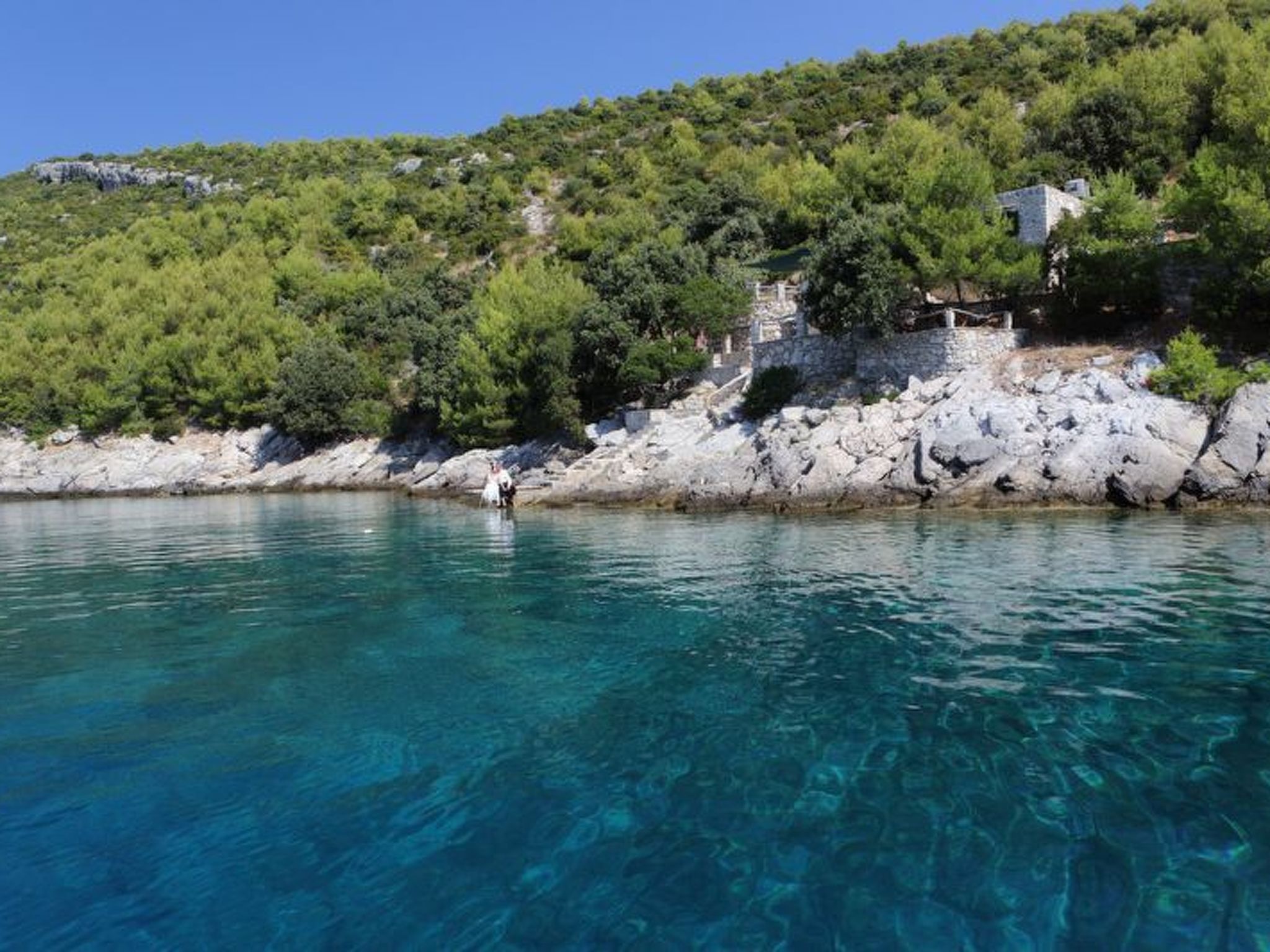 In Selca mit Garten, Terrasse und Grill-Drinnen