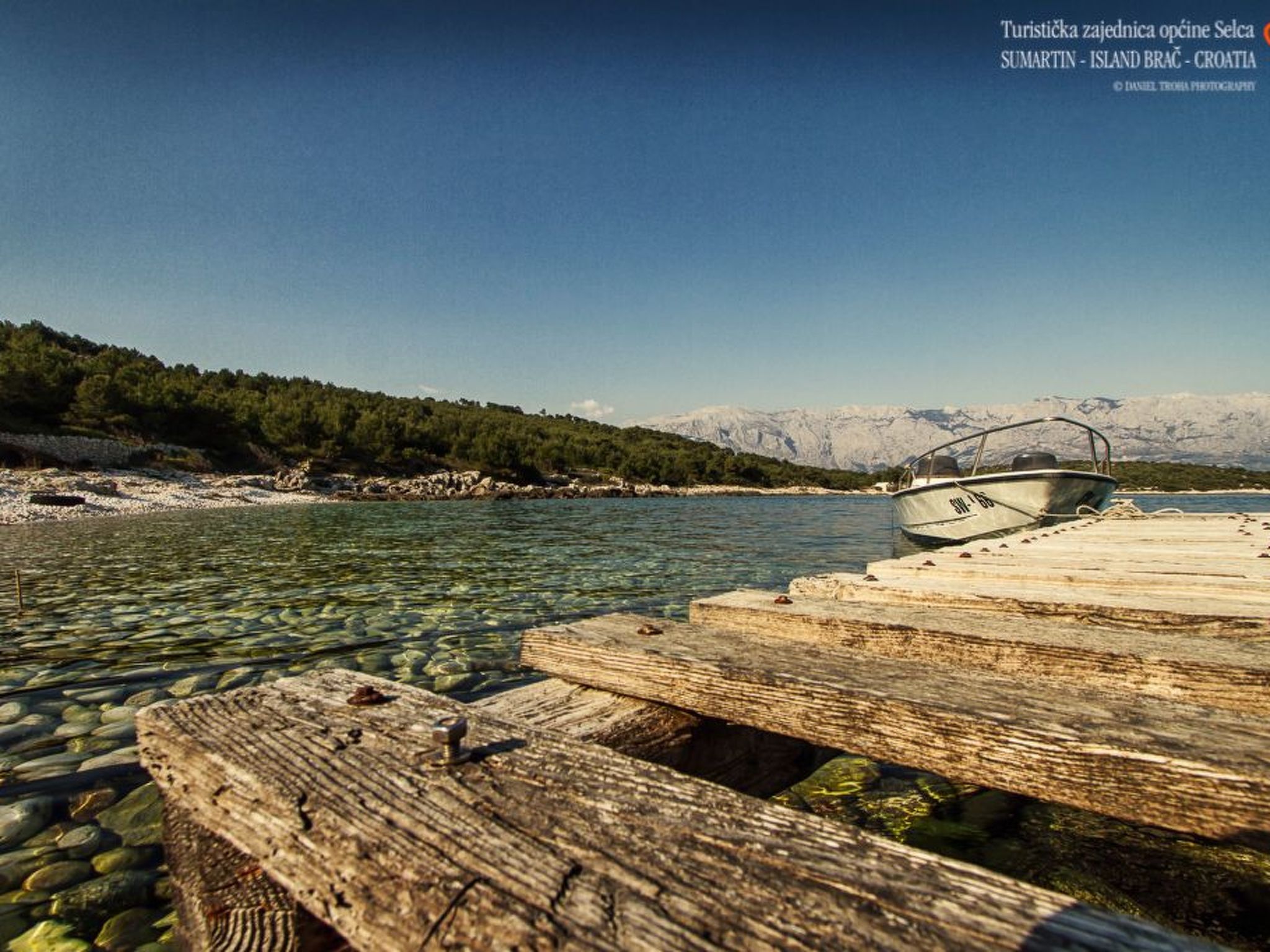 In Selca mit Garten, Terrasse und Grill-Drinnen