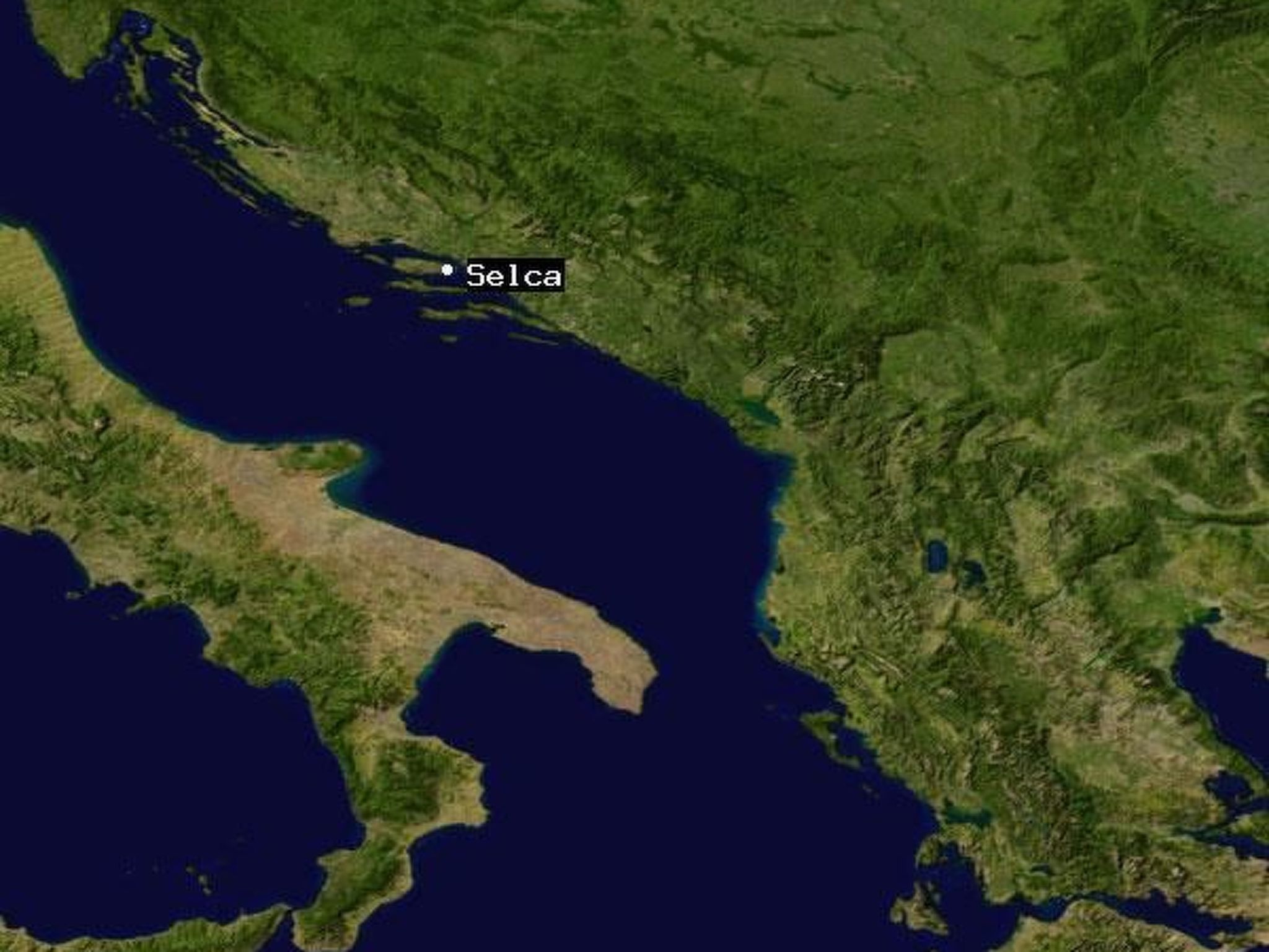 In Selca mit Garten, Terrasse und Grill-Drinnen