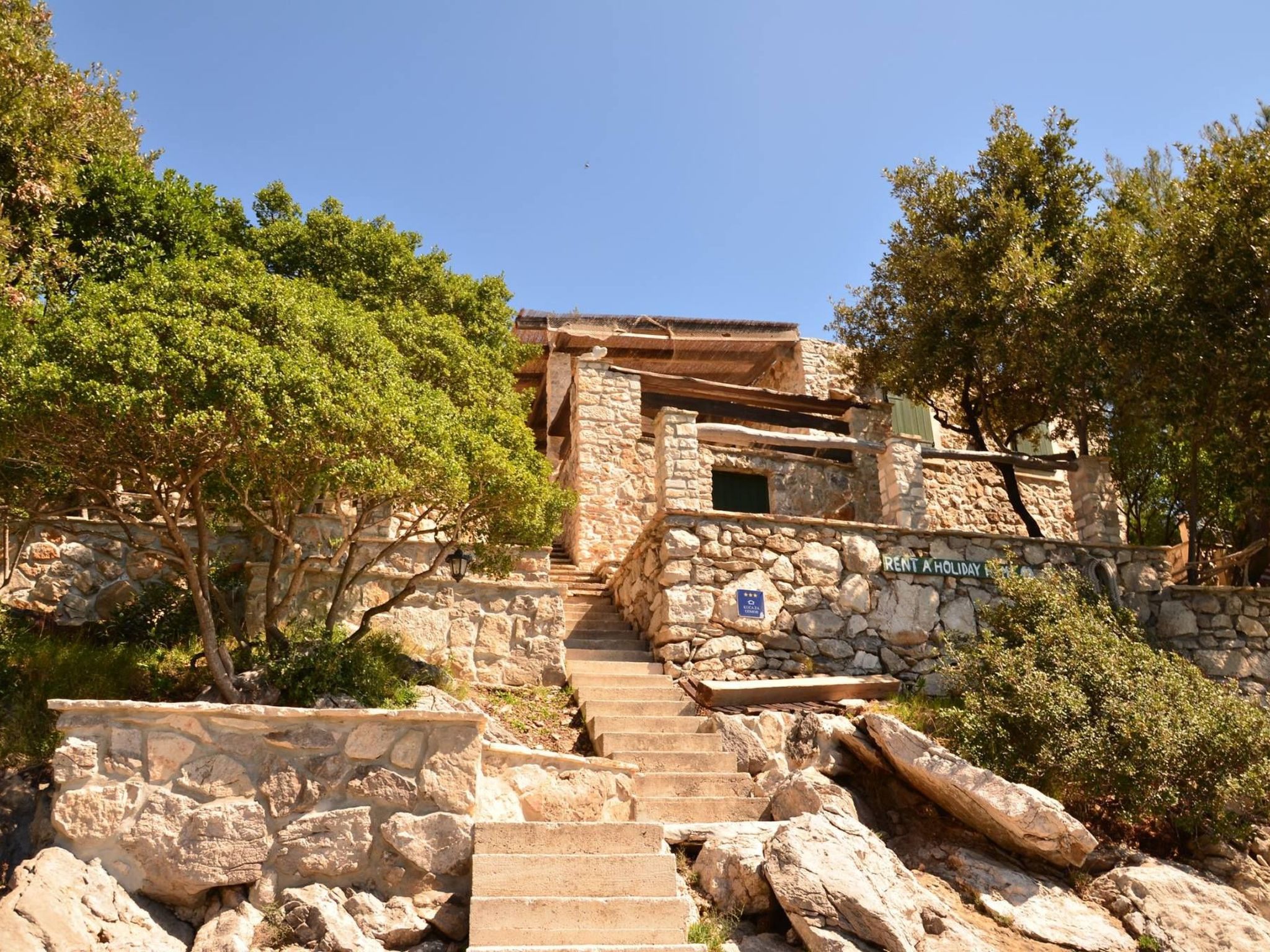 In Selca mit Garten, Terrasse und Grill