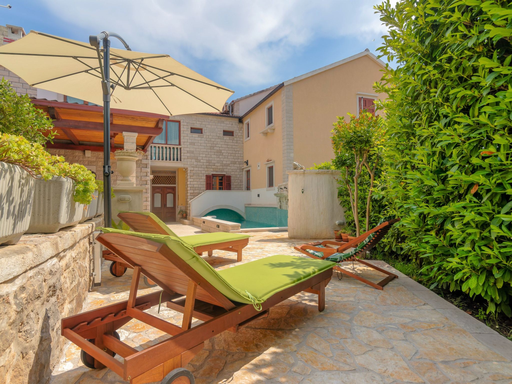 Ferienvilla "Laurus" mit Blick auf das Wasser