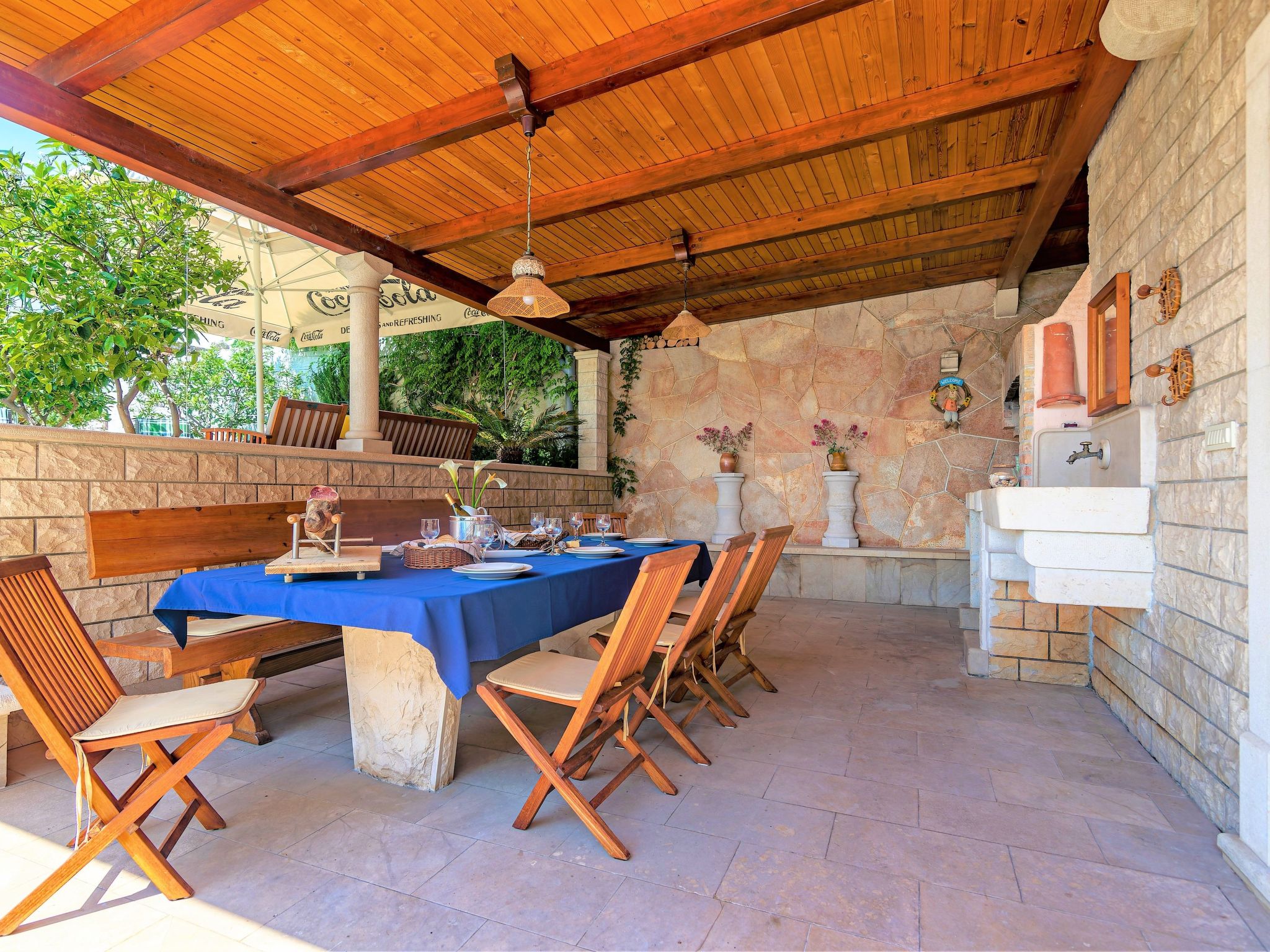 Ferienvilla "Laurus" mit Blick auf das Wasser-Binnen