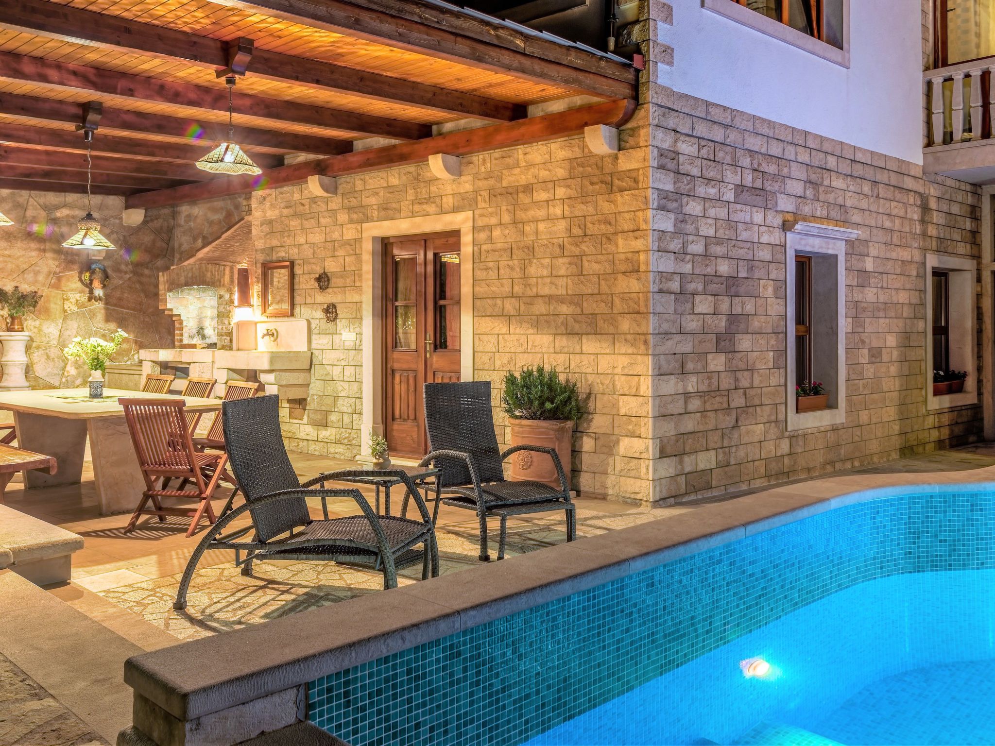 Ferienvilla "Laurus" mit Blick auf das Wasser-Binnen