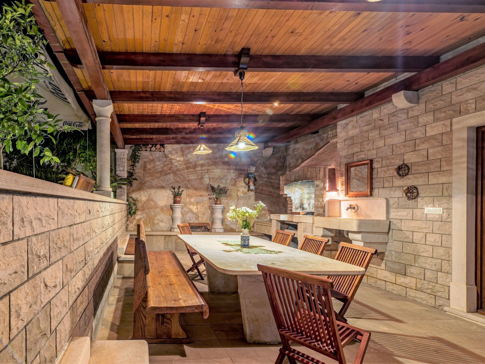 Ferienvilla "Laurus" mit Blick auf das Wasser