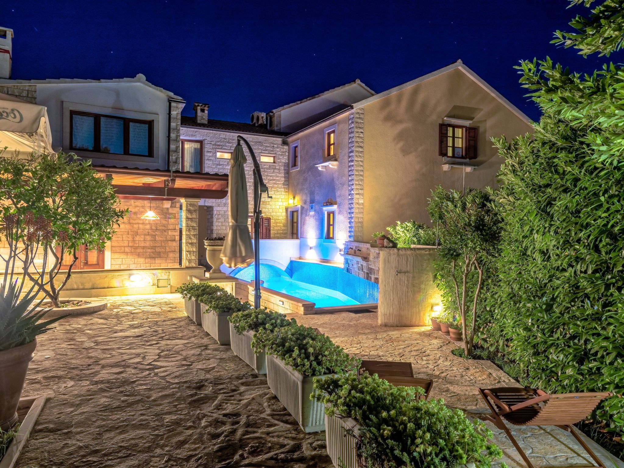 Ferienvilla "Laurus" mit Blick auf das Wasser-Binnen