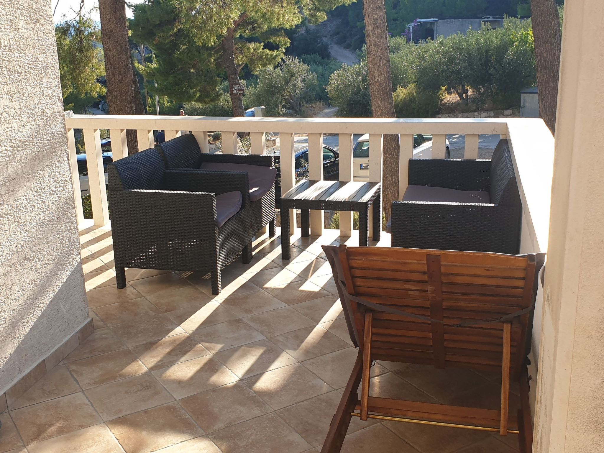 Wohnung in Sveta Nedilja mit privatem Parkplatz