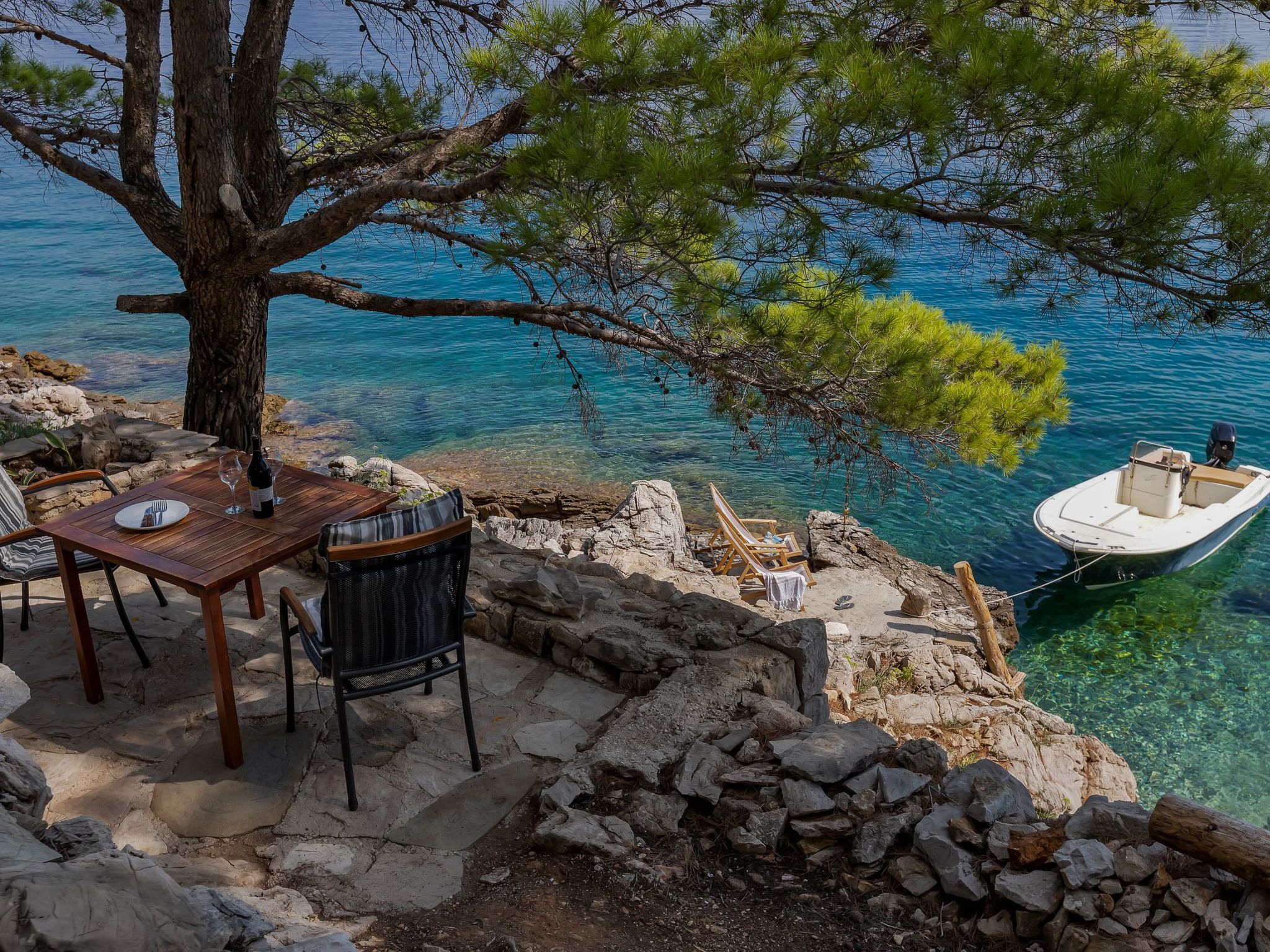 Haus in Općina Sućuraj mit Grill und Terrasse-Dedans