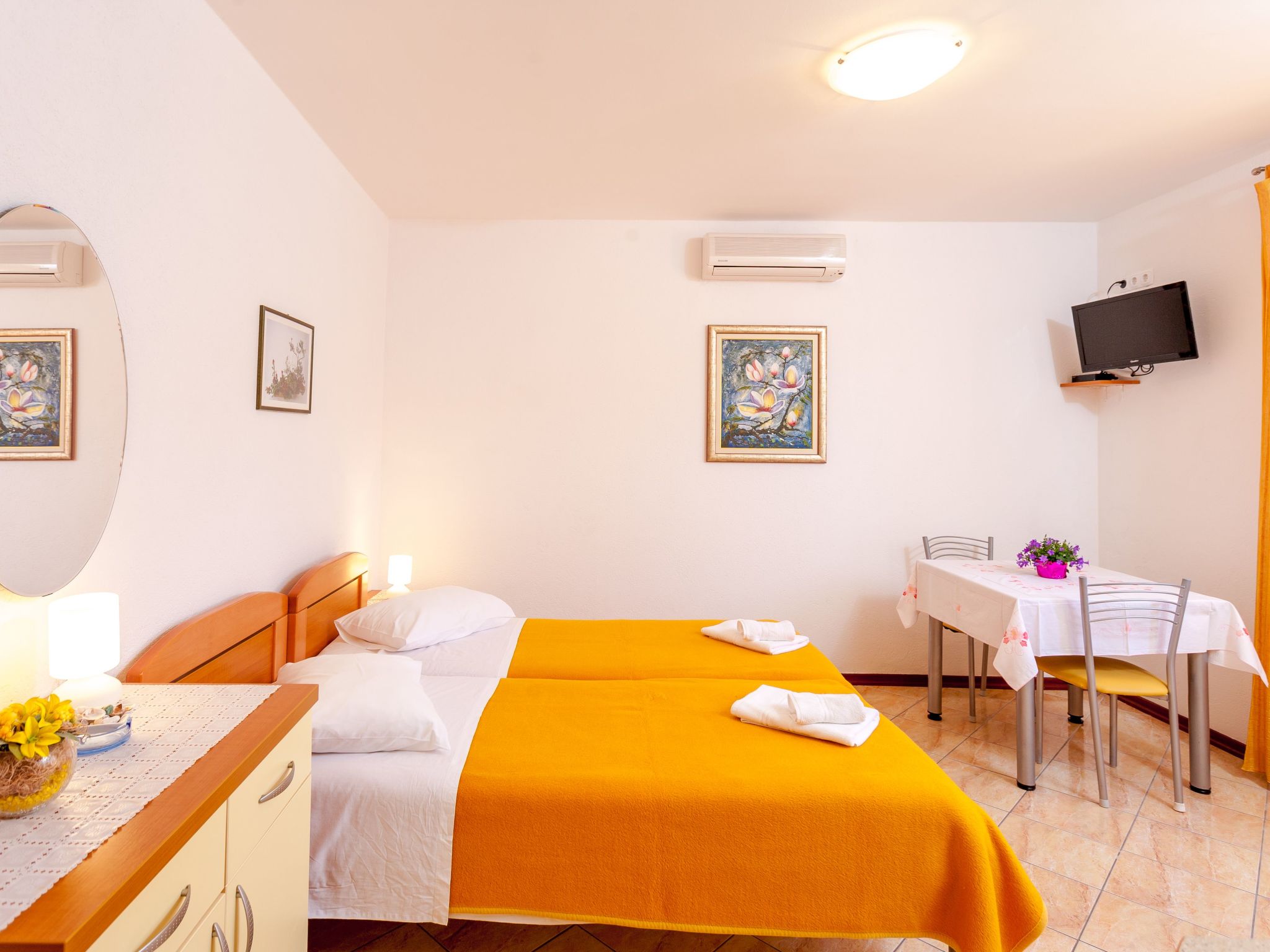 Studio im Erdgeschoss für zwei Personen mit einer Terrasse-Binnen