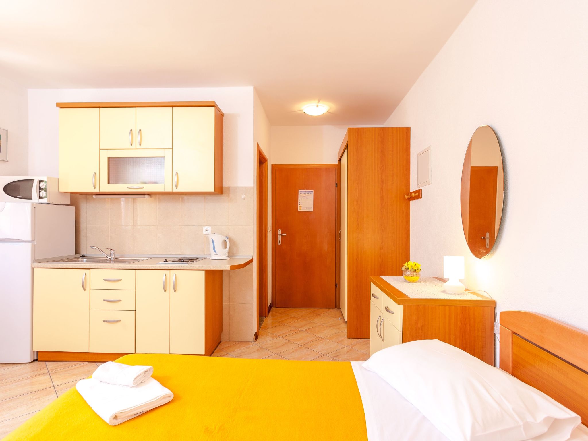 Studio im Erdgeschoss für zwei Personen mit einer Terrasse-Binnen