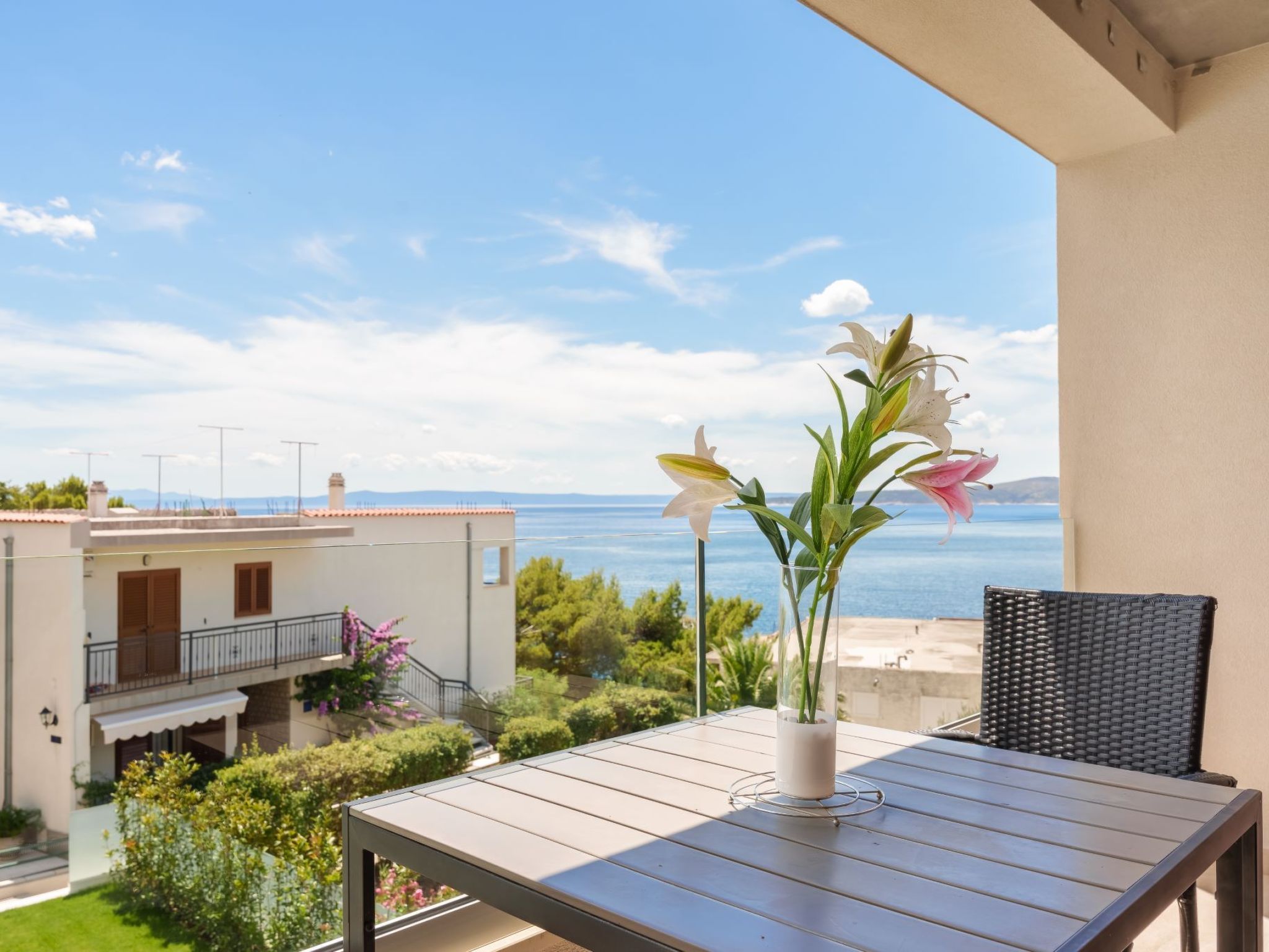 Wohnung mit Blick auf das Wasser