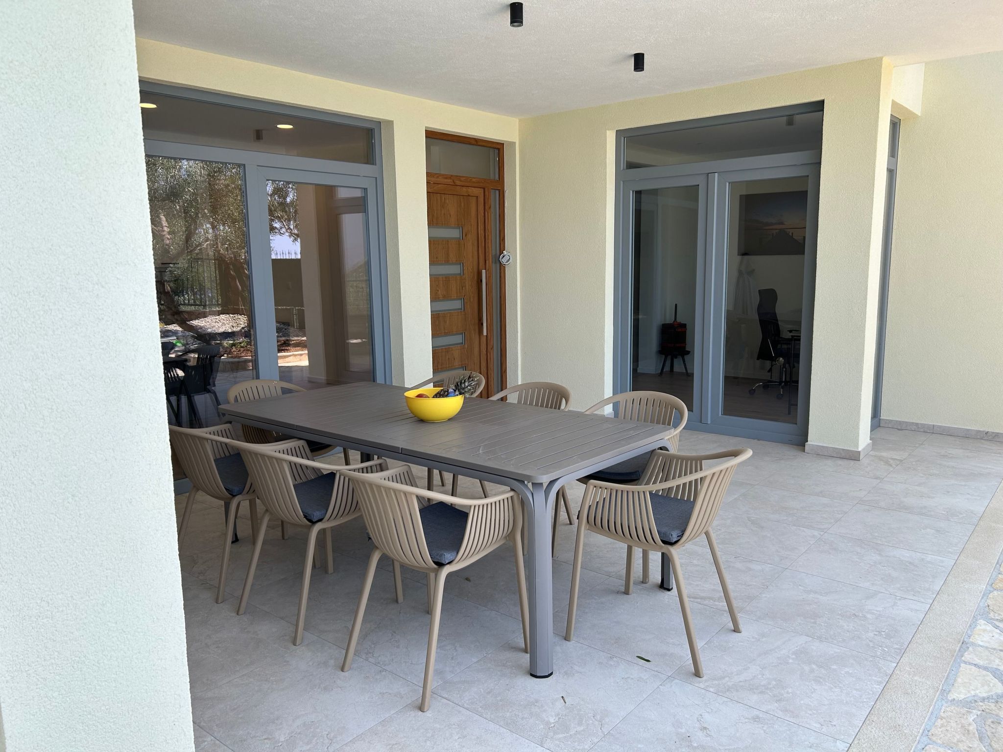 Villa Olivia mit Pool - Spielplatz - Meerblick-Binnen