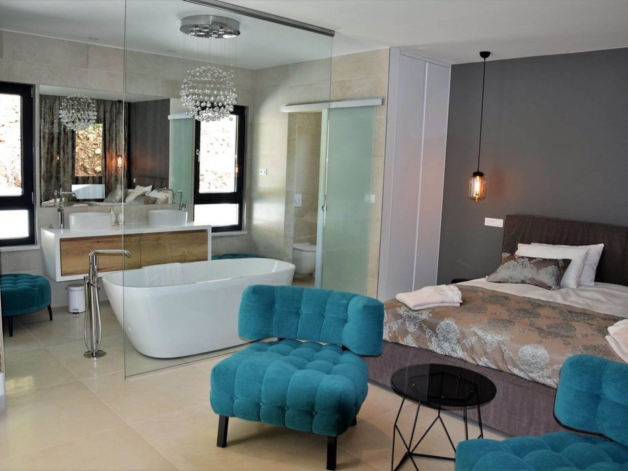 Ferienvilla "Villa Melody" mit privatem Pool-Inside