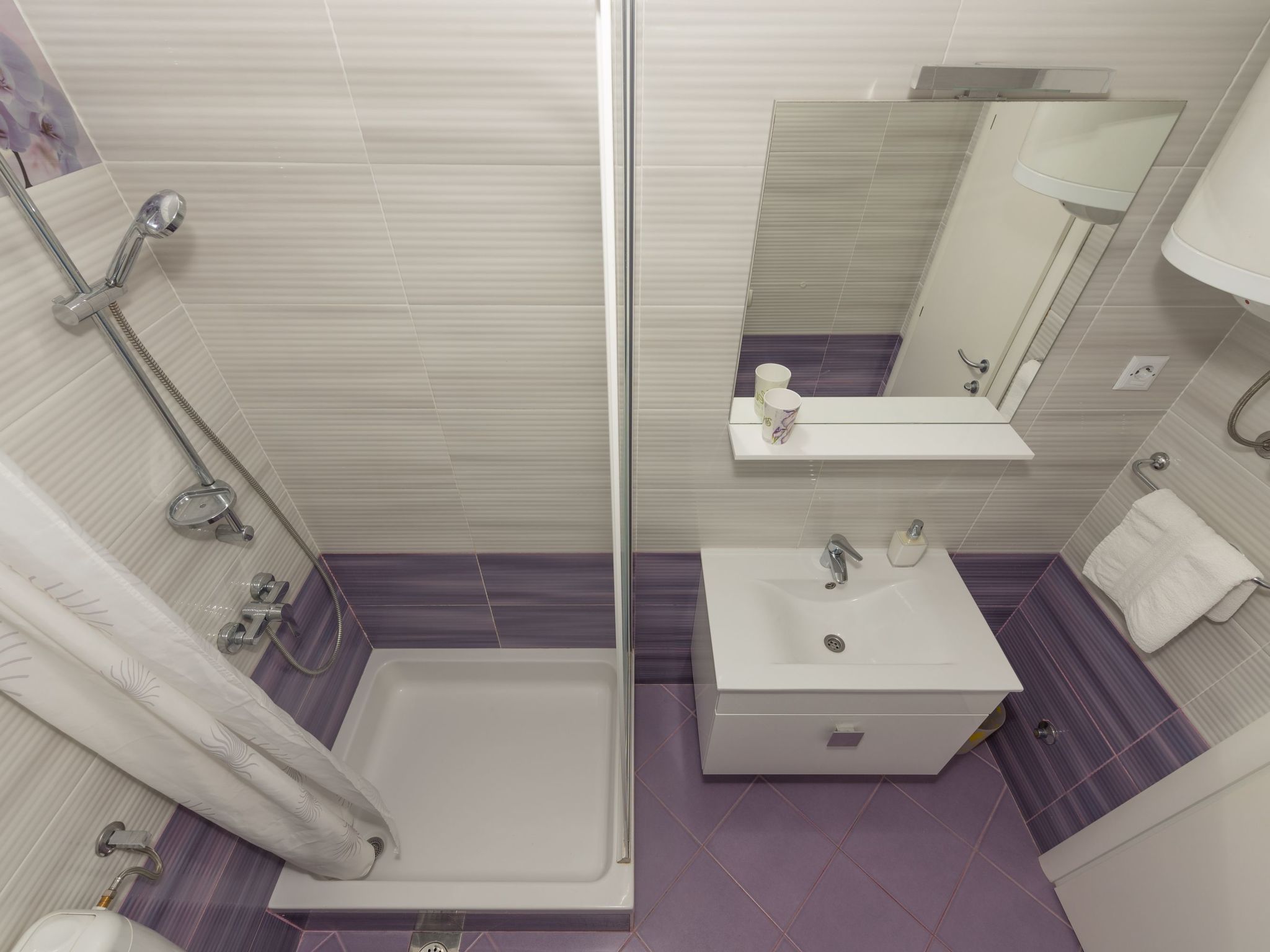 Mit Balkon und Garten sowie Meerblick