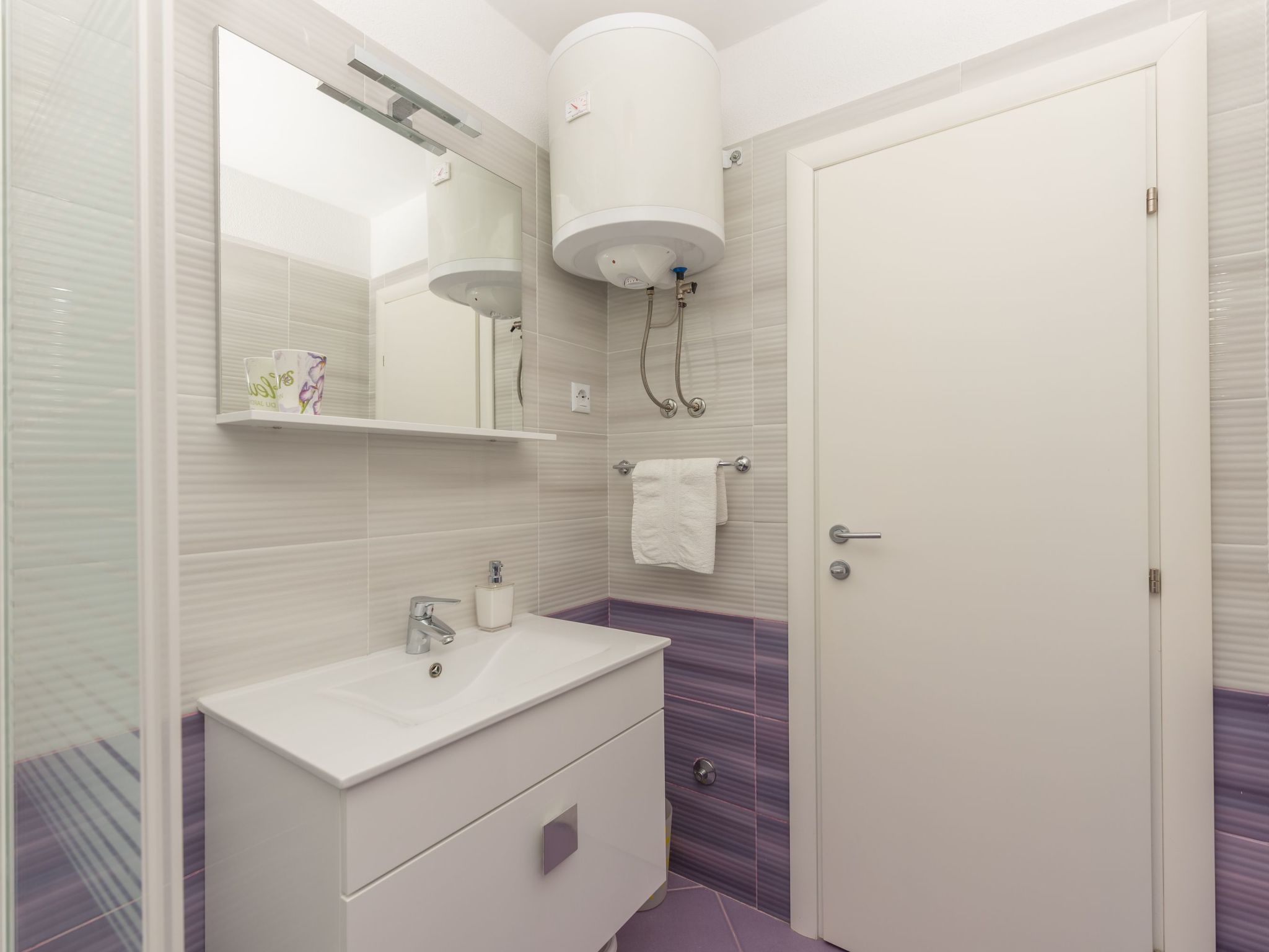 Mit Balkon und Garten sowie Meerblick