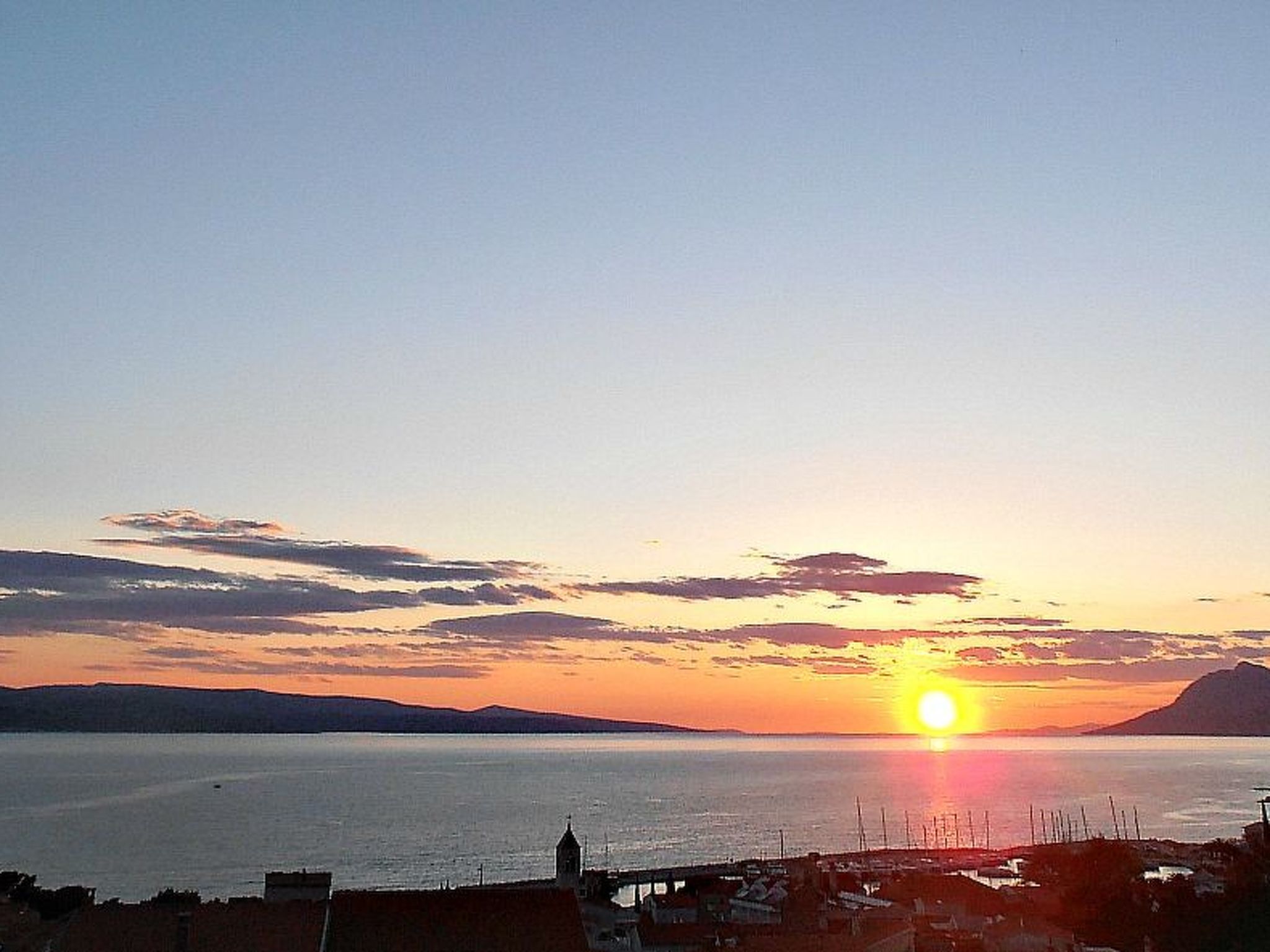 Schöne Ferienwohnung in Baska Voda mit Terrasse-Binnen