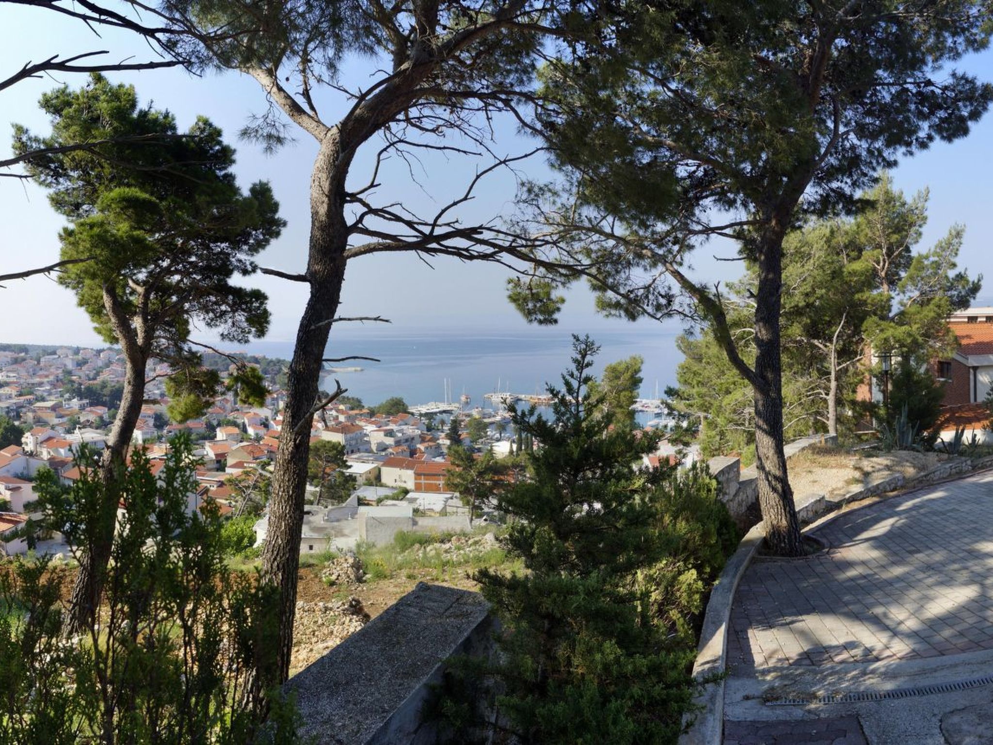 Schöne Ferienwohnung mit Meerblick-Buiten