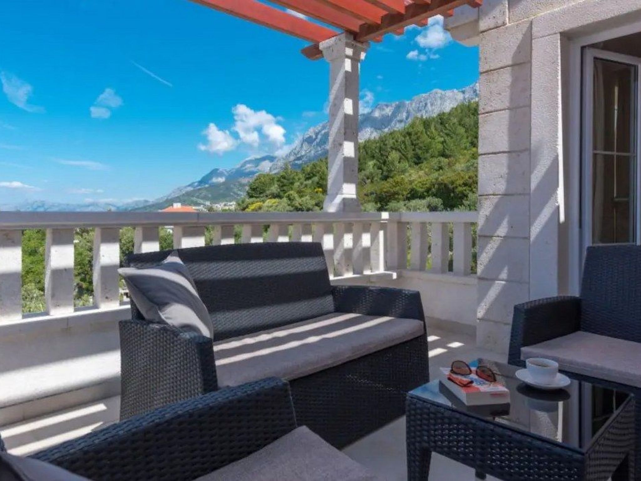 Vakantiehuis met privé zwembad in Makarska (Kroatië) voor 1 personen