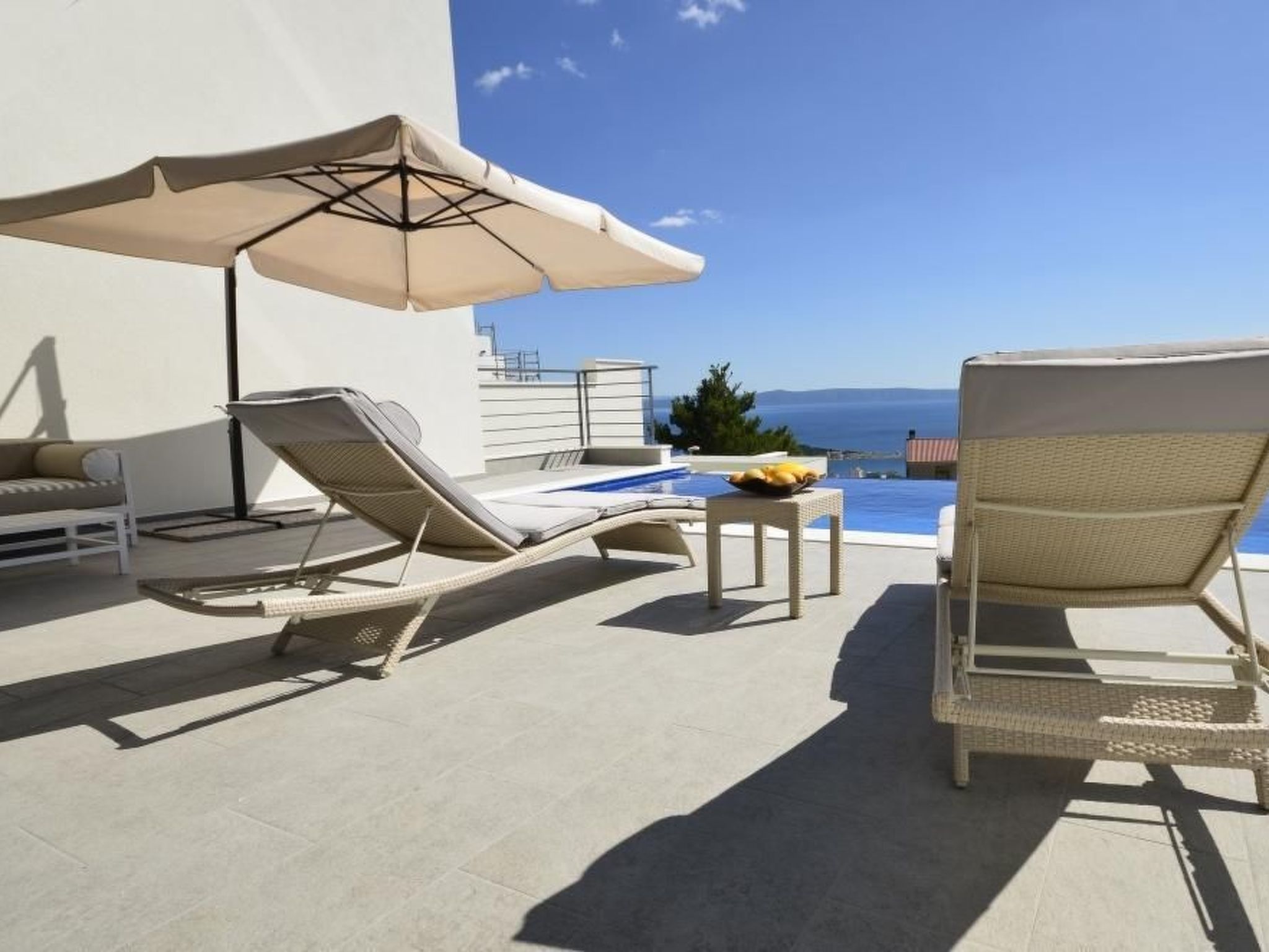 Ferienvilla "Nina 1" mit Infinity Pool-Dehors