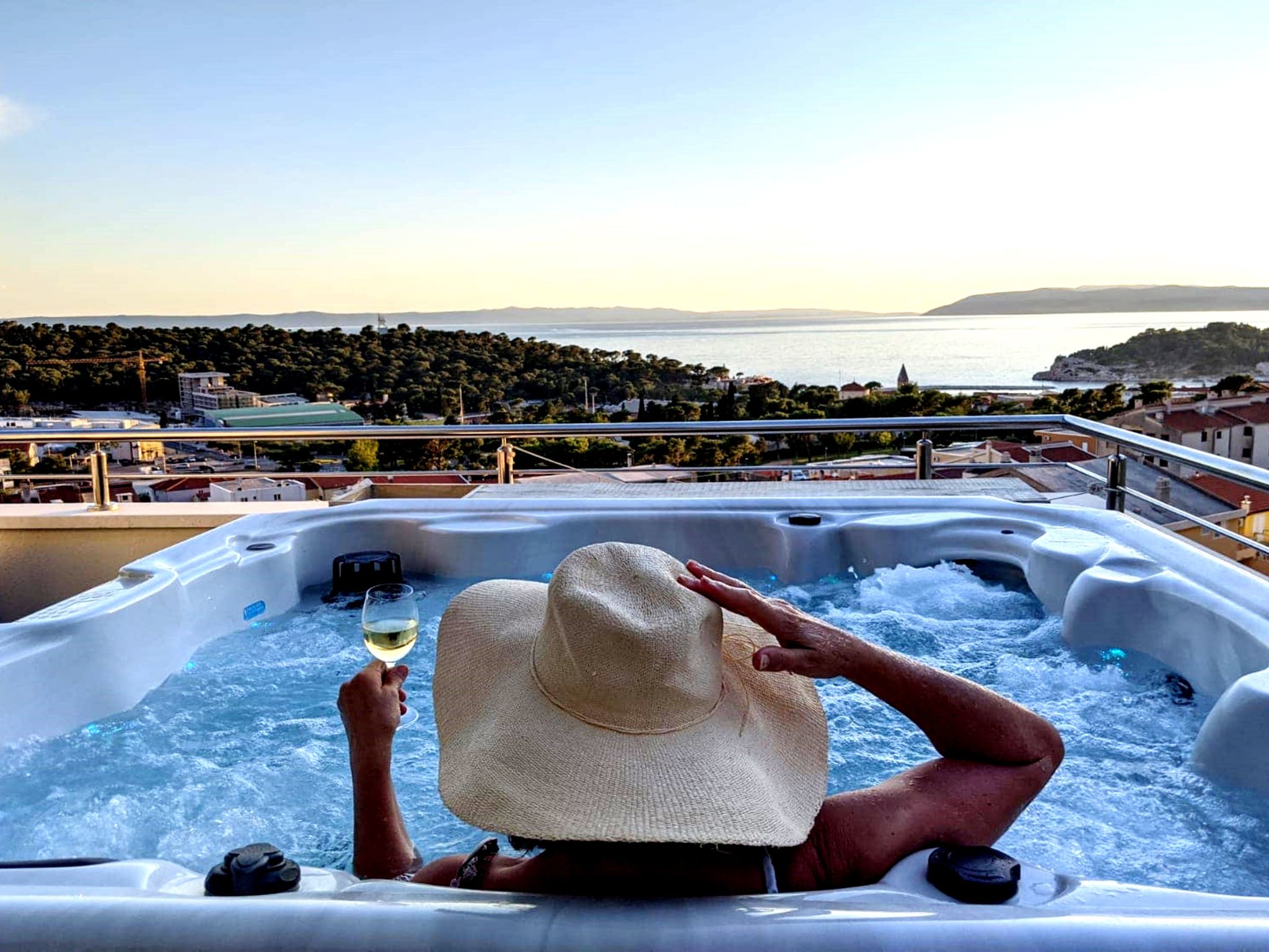 In Makarska mit Panoramablick