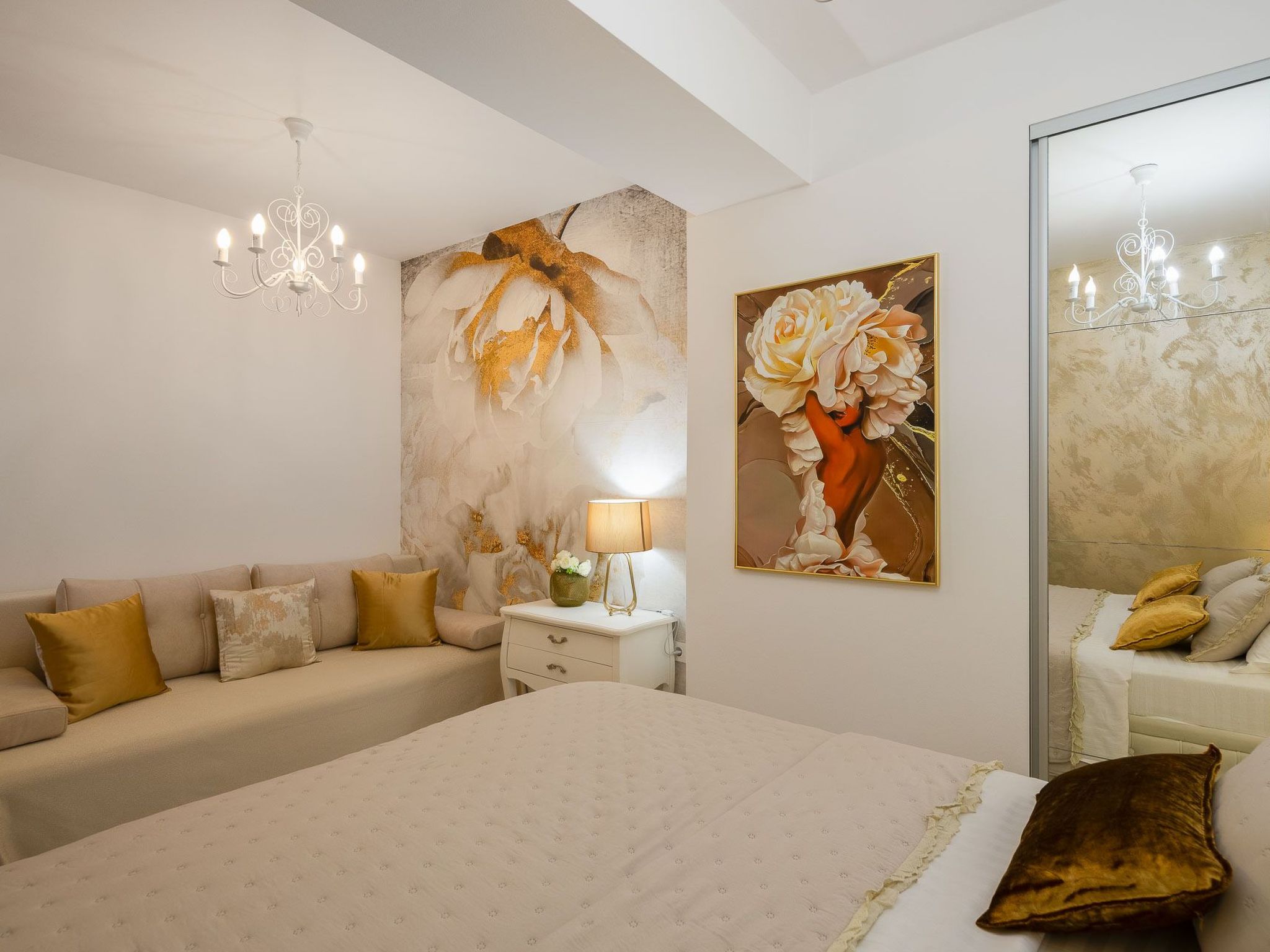 Appartement am Strand, Sauna, Terrasse ...-Dedans